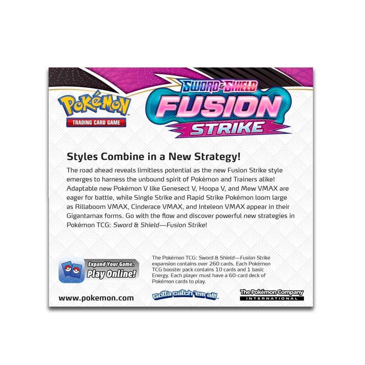 Pokemon TCG: Sword & Shield-Fusion Strike Booster Display Box (36 Packs)