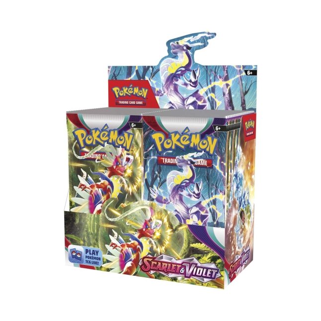 Pokmon TCG: Scarlet & Violet Booster Display Box (36 Packs) | Jay's CD And Hobby Jay's Toys And Games Pokmon TCG: Scarlet & Violet Booster Display Box (36 Packs) | Jay's CD And Hobby Jay's Toys And Games