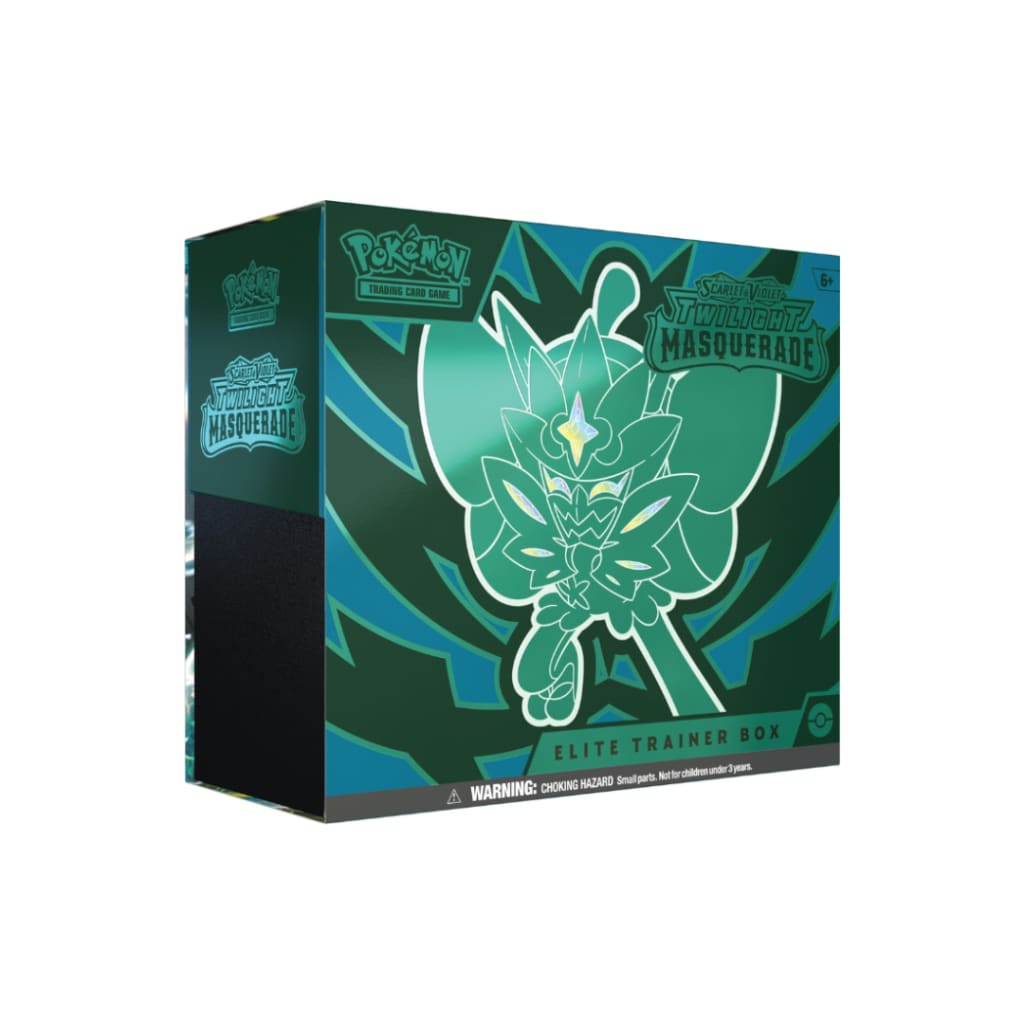Pokemon TCG Scarlet & Violet Twilight Masquerade Elite Trainer Box – Jay's  Toys And Games