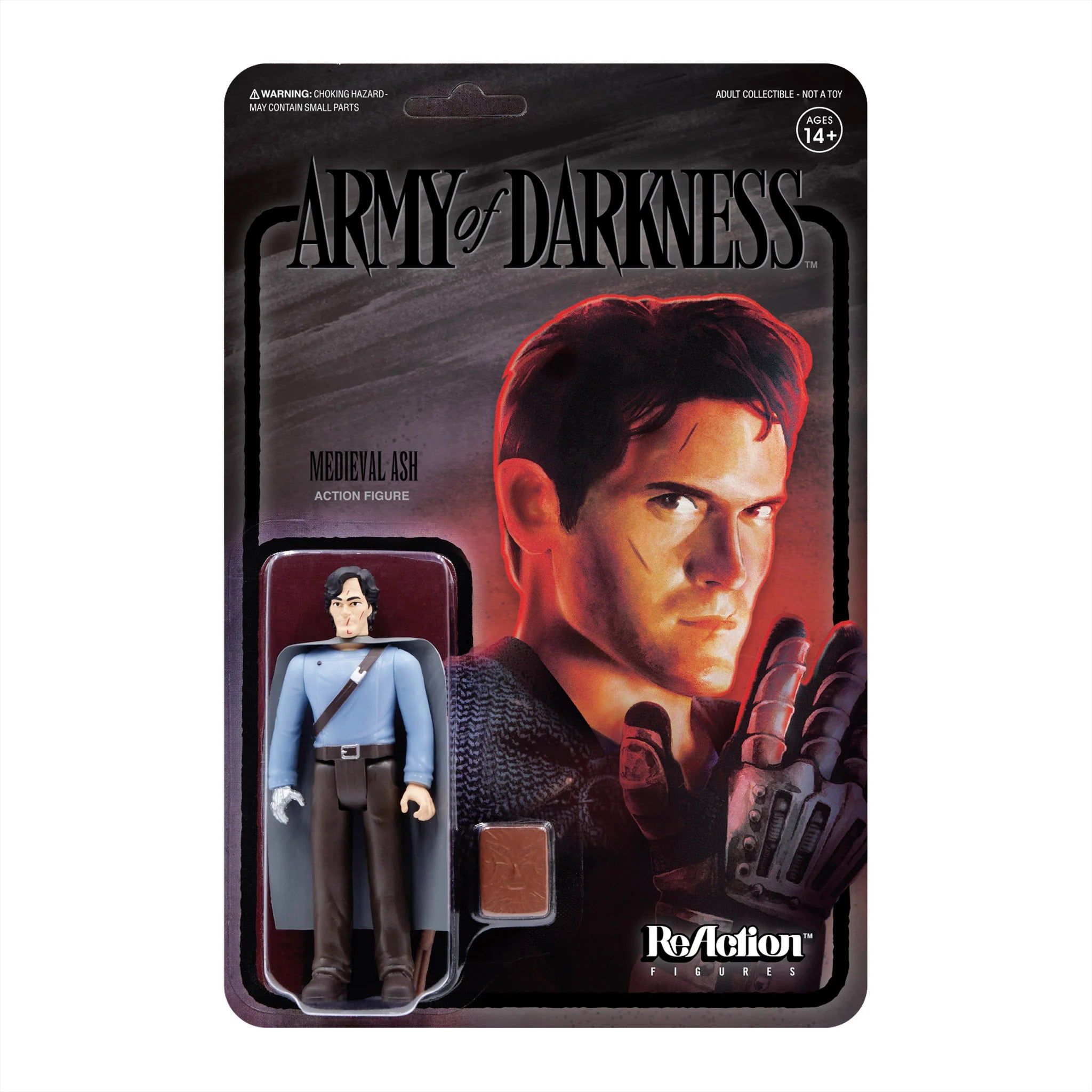 Super7 Army of Darkness ReAction - Medieval Ash (Midnight Variant) Action Figure