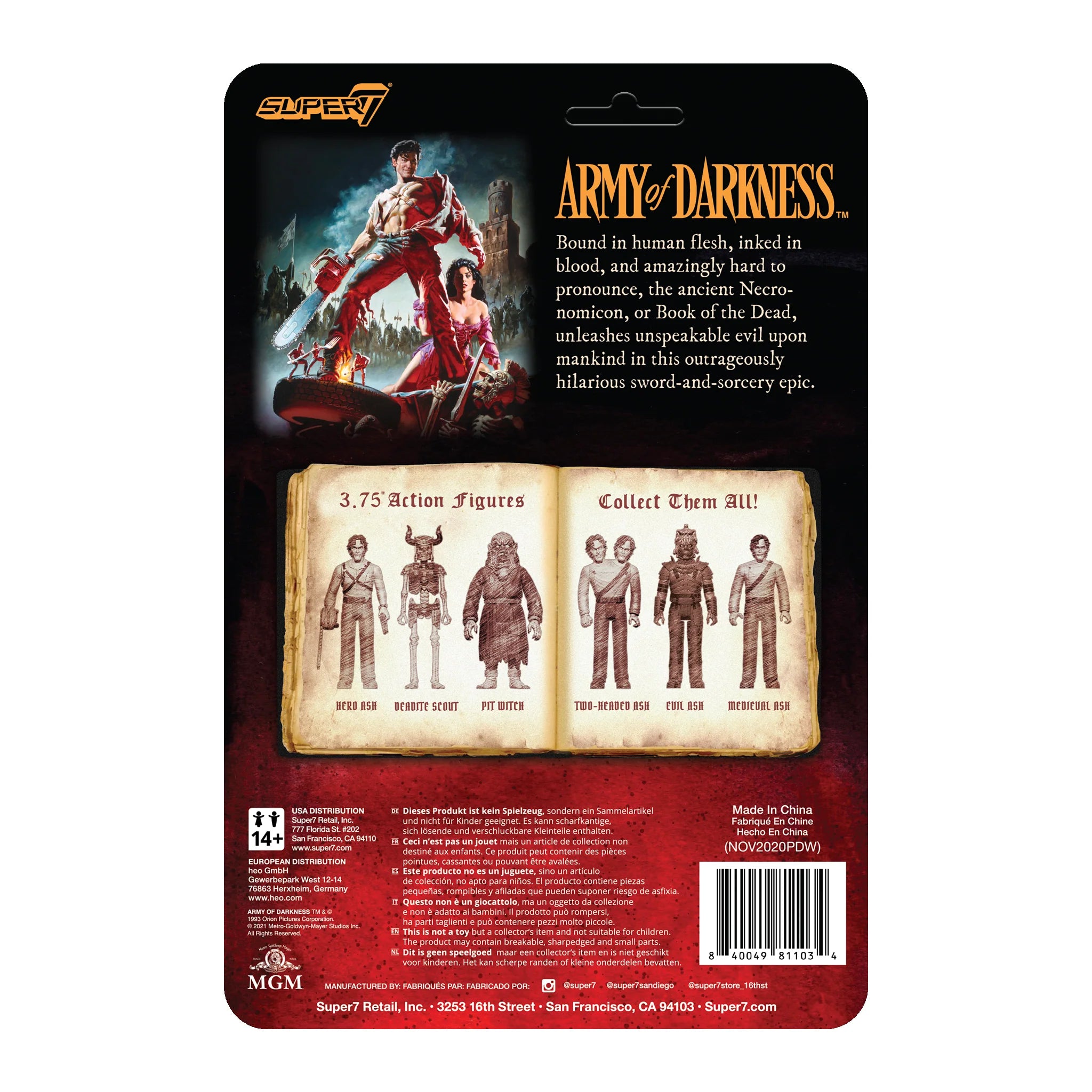 Super7 Army of Darkness ReAction - Deadite Scout Figure