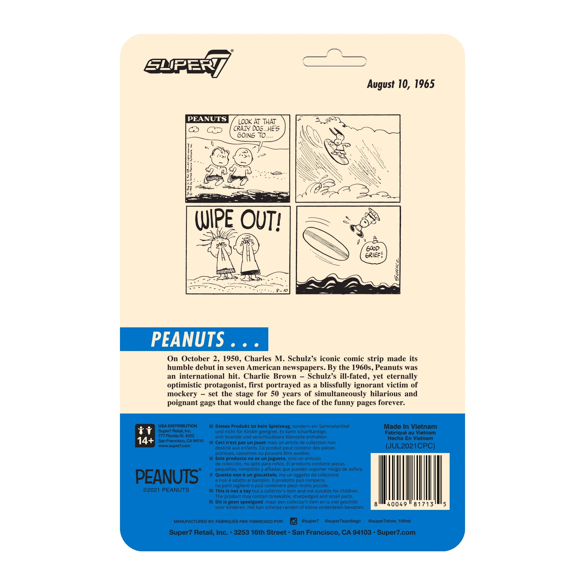 Peanuts ReAction - Surfer Snoopy