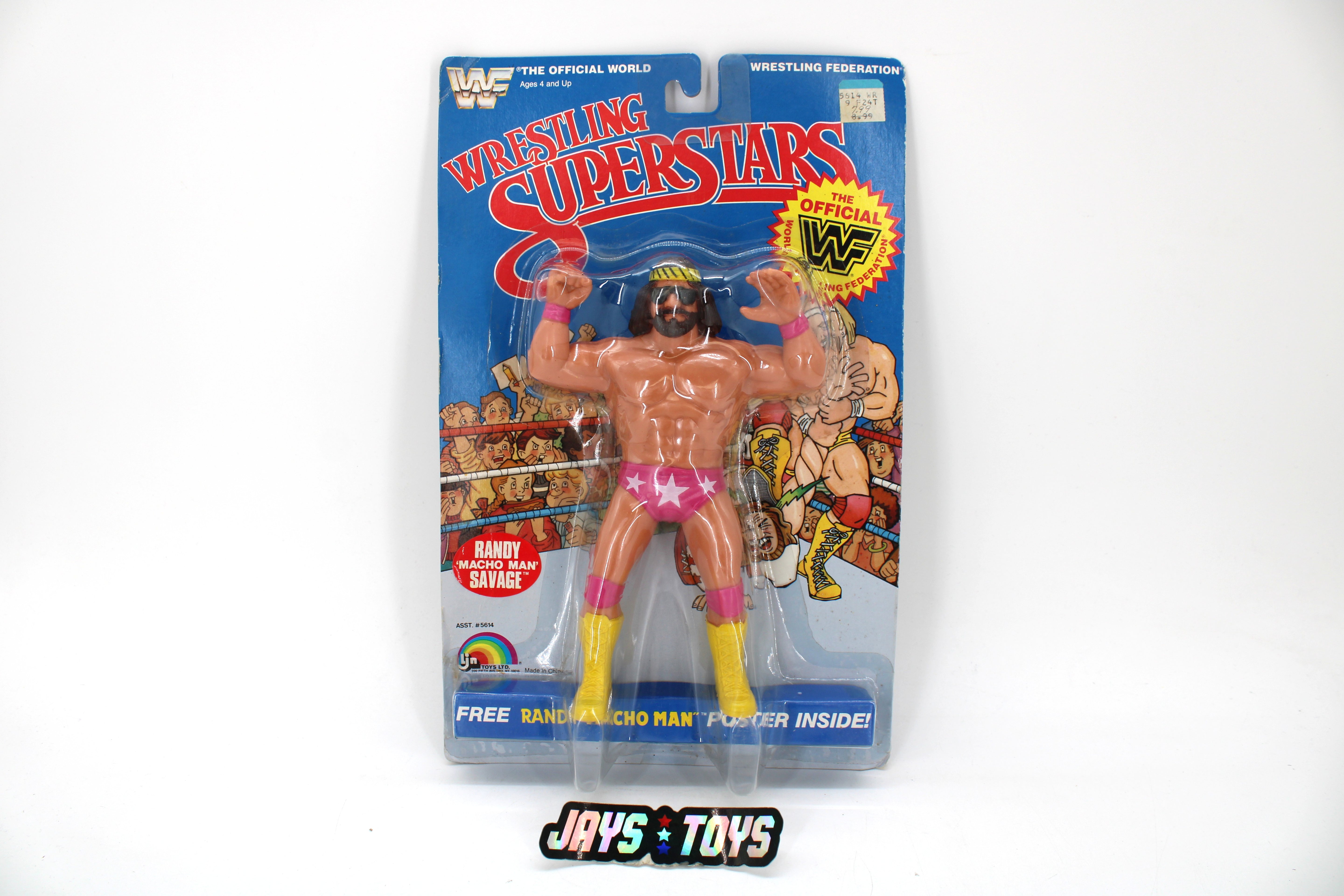 WWF Wrestling Superstars Randy "Macho Man" Savage Action Figure (1985) product image