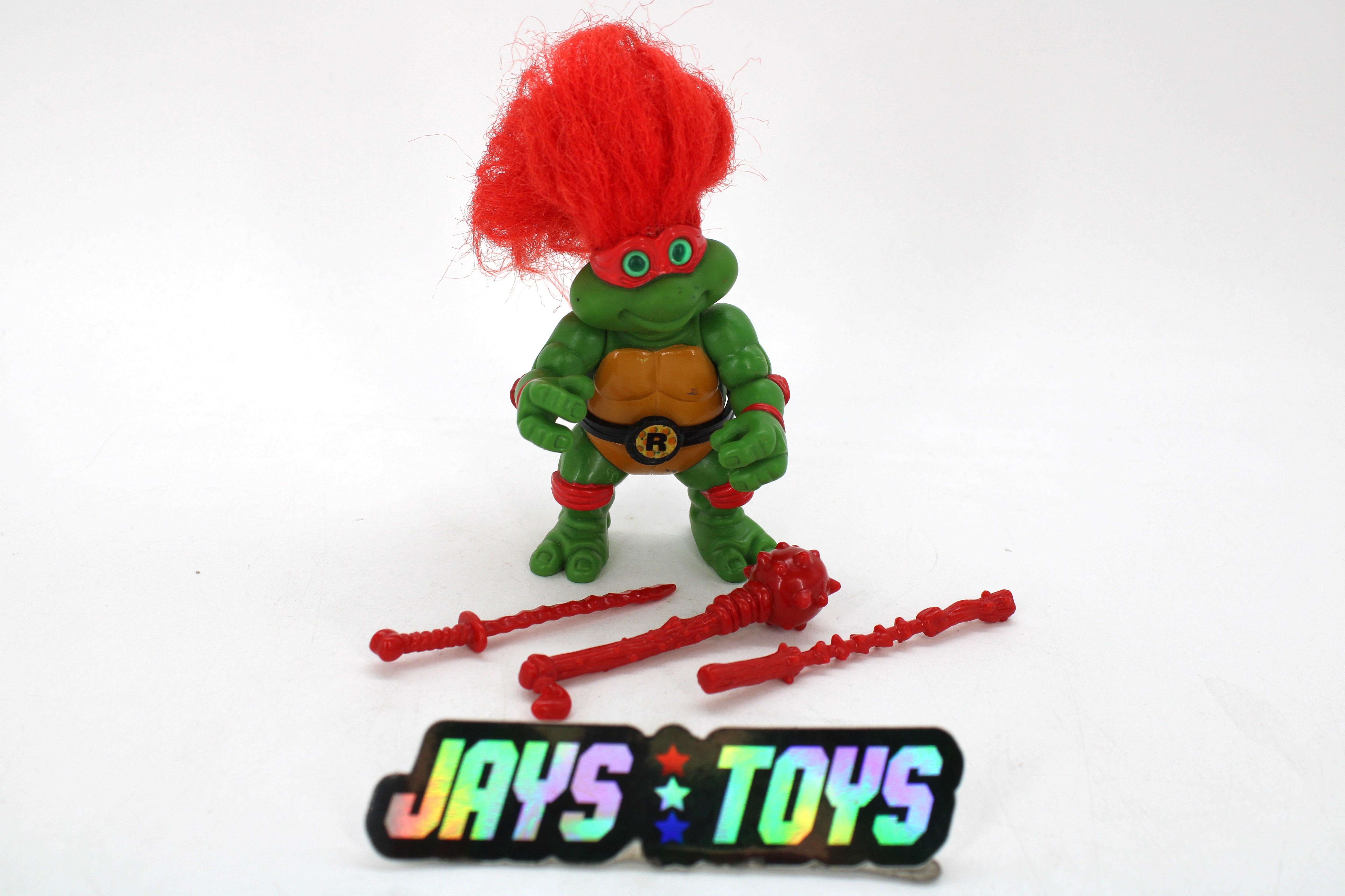 TMNT Raphael Turtle Troll Action Figure (1993 Playmates Toys) product image