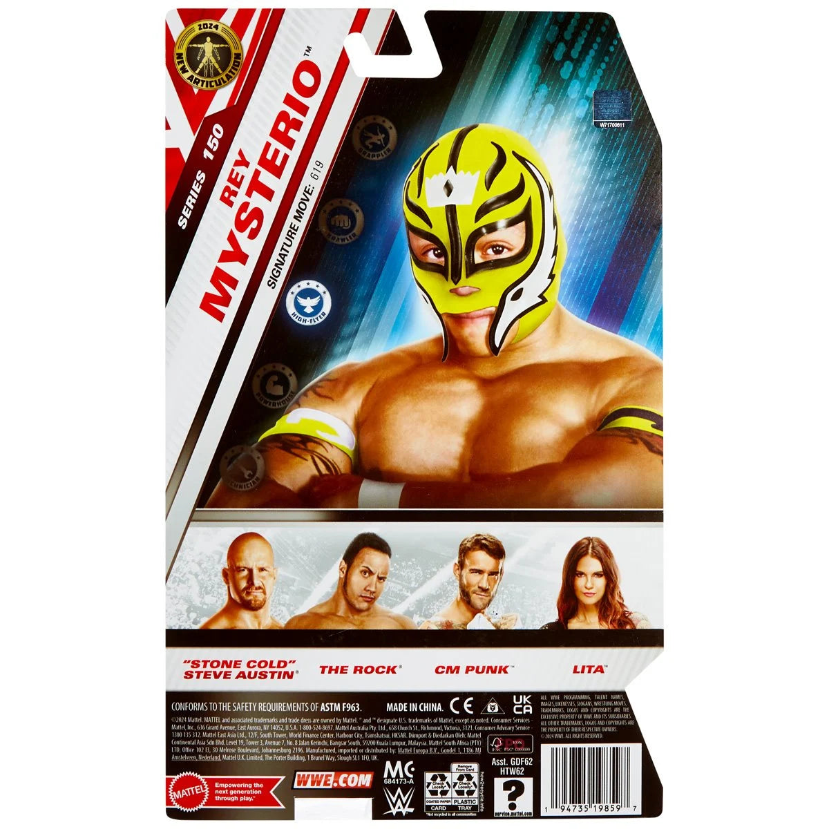 Rey Mysterio WWE Main Event Series 150 Action Figure