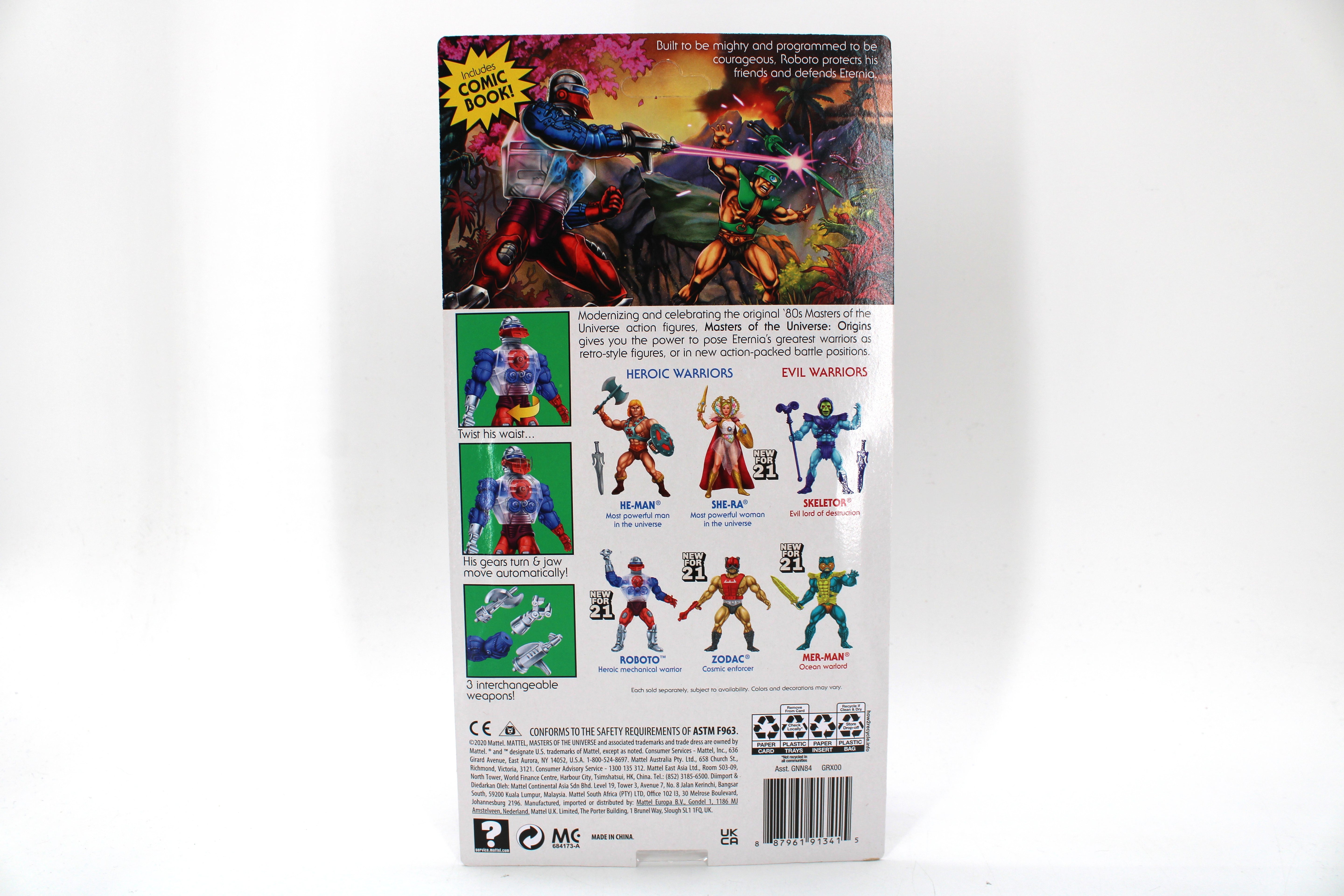 Masters of the Universe Origins Roboto Action Figure (2020) - view 2