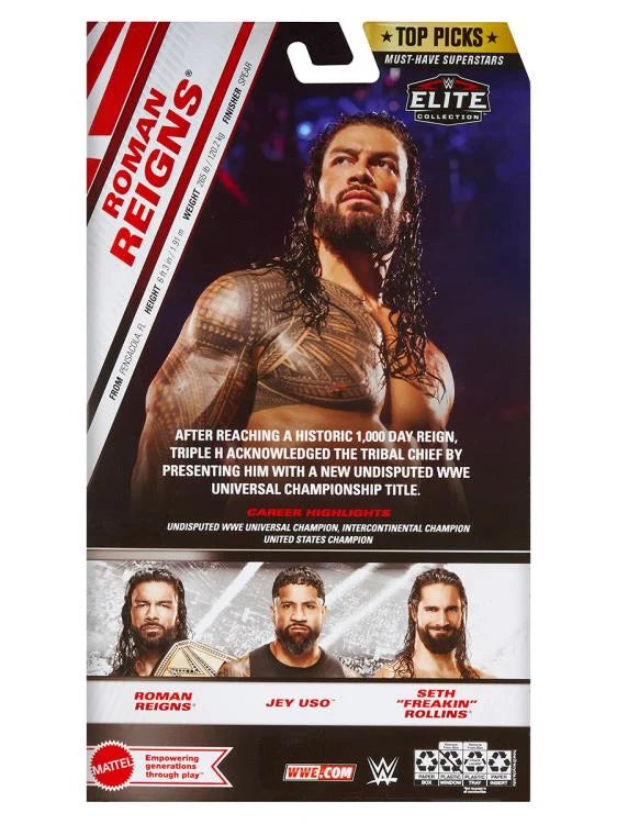Roman Reigns - WWE Elite Collection Top Picks 2025 Action Figure