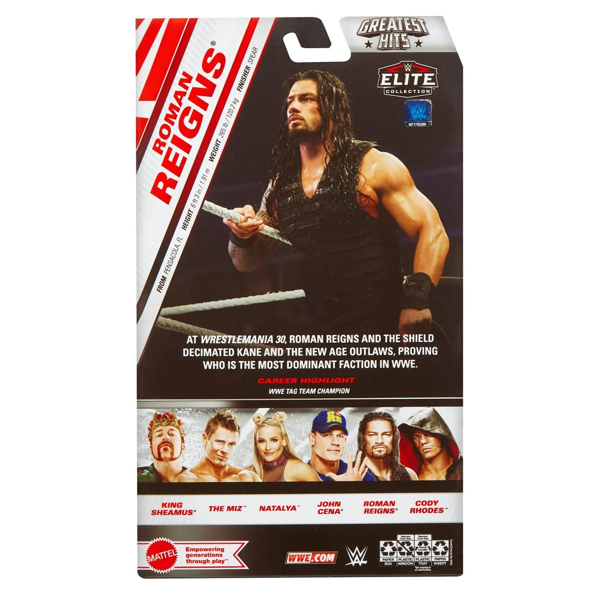 Roman Reigns WWE Elite Collection Greatest Hits 2025