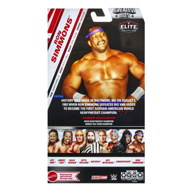 Ron Simmons WWE Elite Collection Greatest Hits 2025