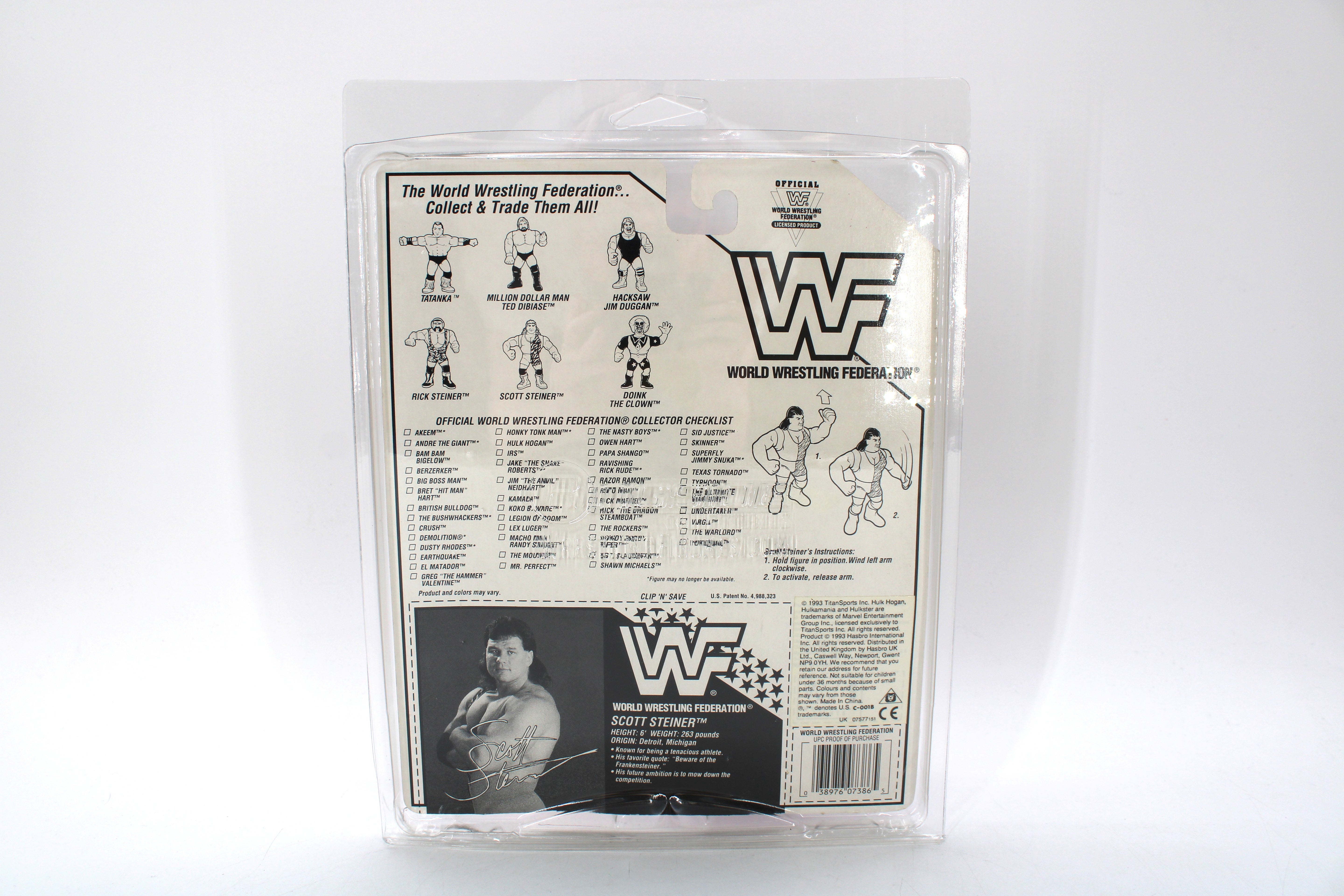 WWF Scott Steiner Action Figure (1993) - view 7