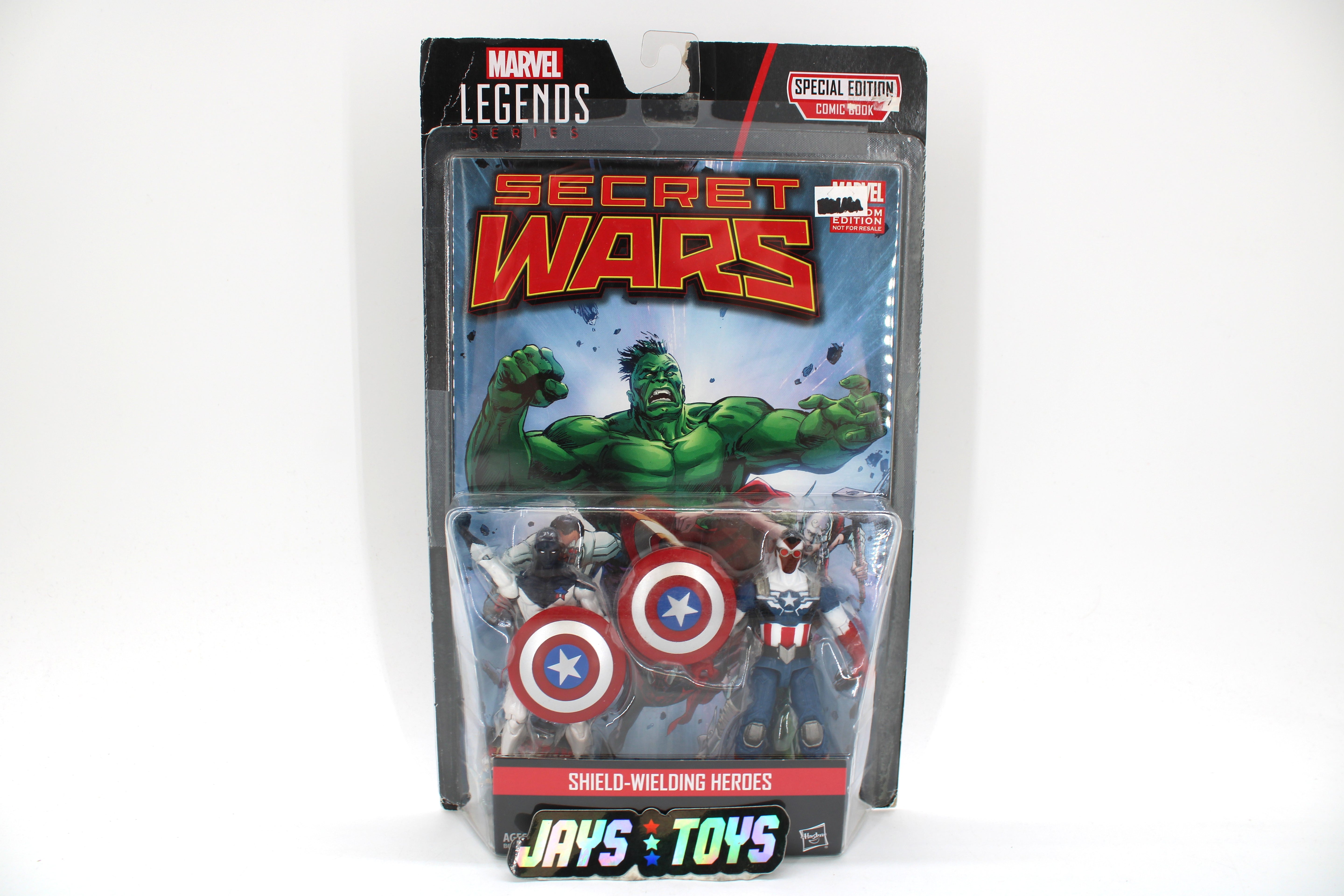Marvel Legends Series Captain America & Vance Astro Shield-Wielding Heroes Action Figures (2015 Hasbro) product image