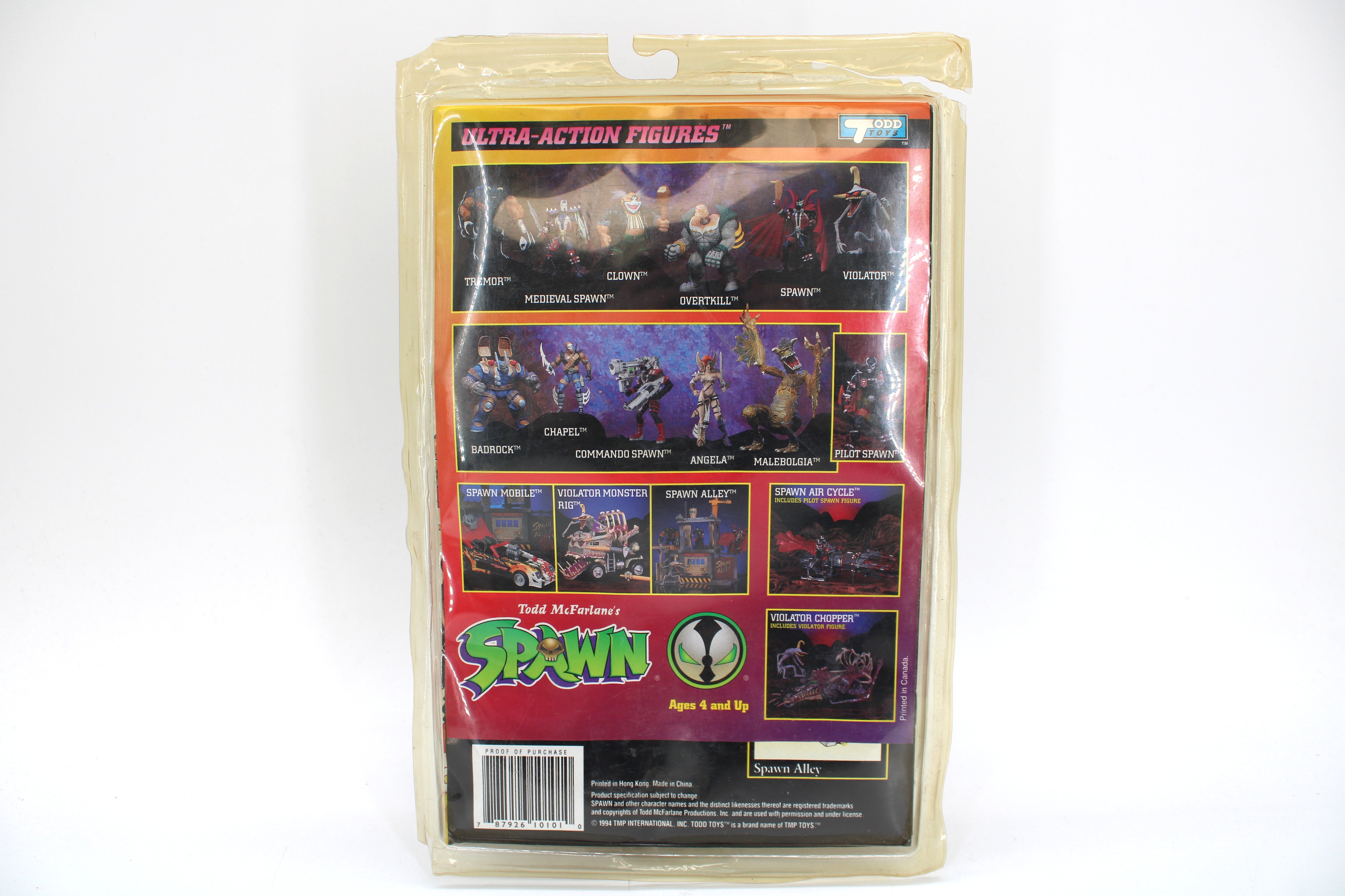 Todd Toys Spawn Action Figure with Special Edition Comic Book (1994 McFarlane Toys) - view 2