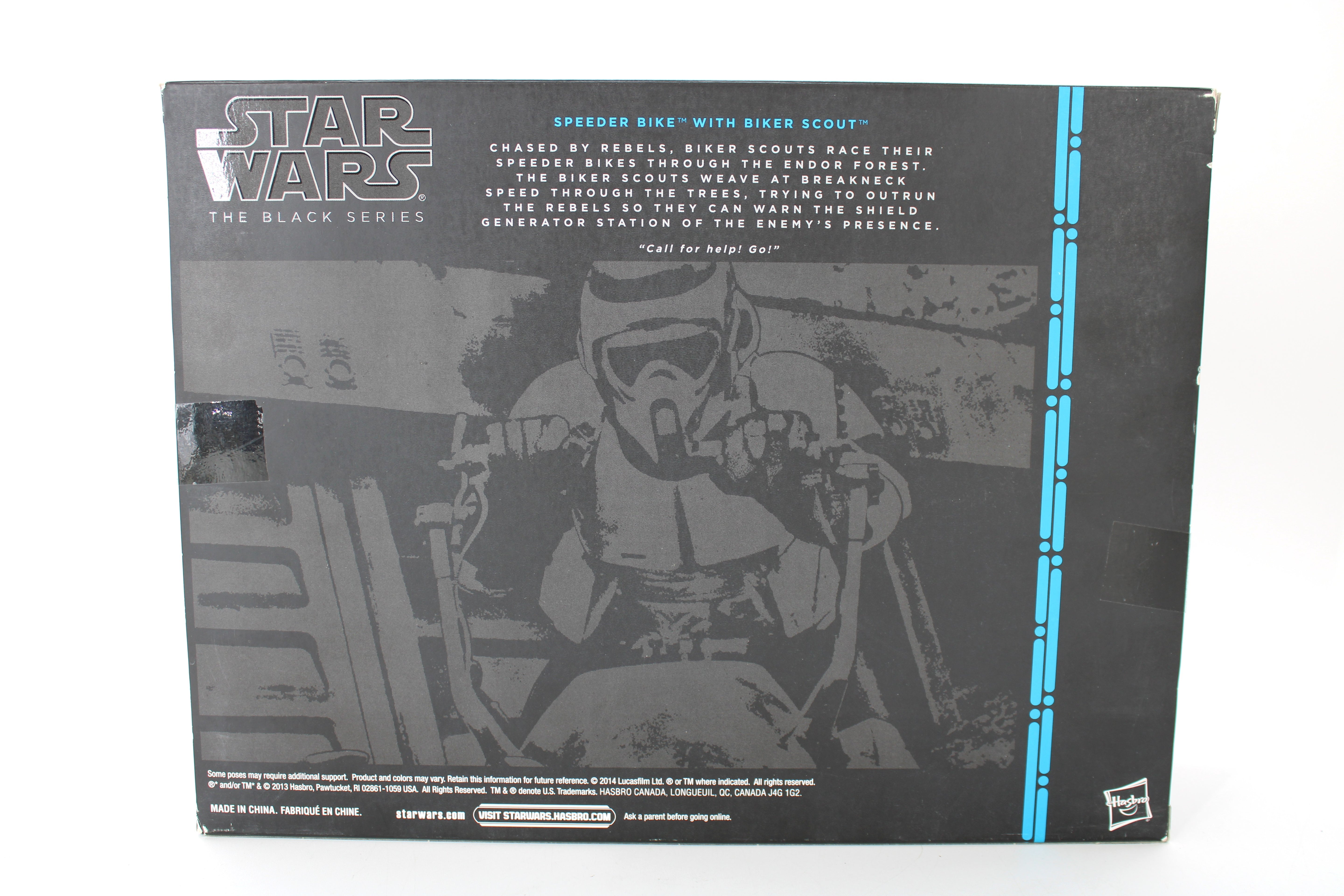 Star Wars The Black Series Speeder Bike with Biker Scout Action Figure (2014) - view 2