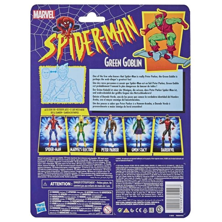 Green Goblin Spider-Man Marvel Legends Retro Collection