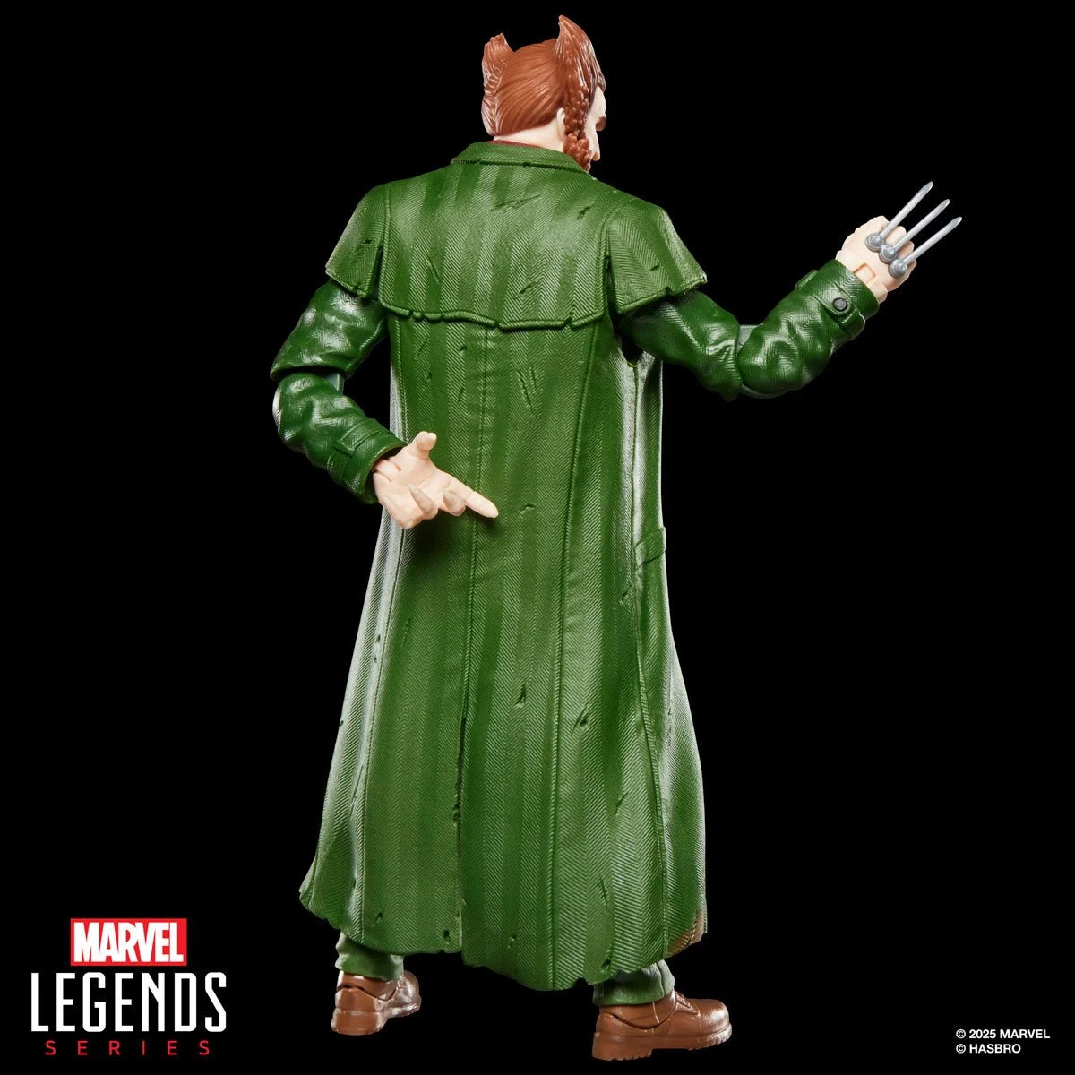 Marvel Legends Retro Collection Owl action figure articulation and detail close-up view