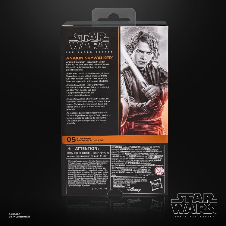 Anakin Skywalker (Revenge of the Sith) Star Wars: The Black Series Action Figure (Preorder)