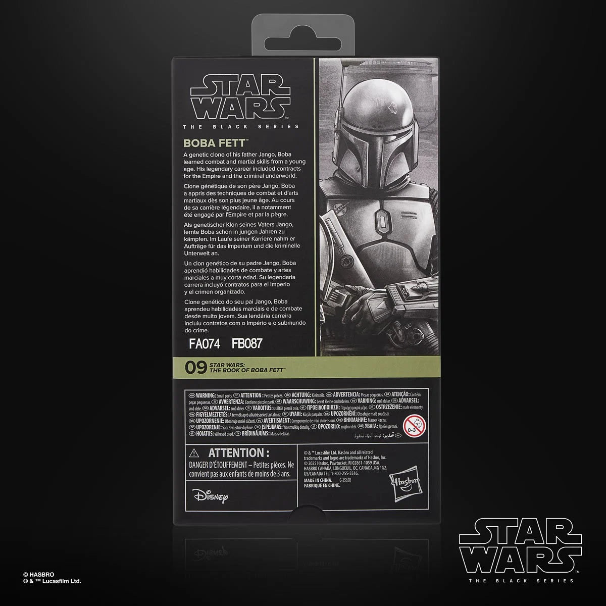 Star Wars Black Series Boba Fett 6-inch figure detail view from The Book of Boba Fett