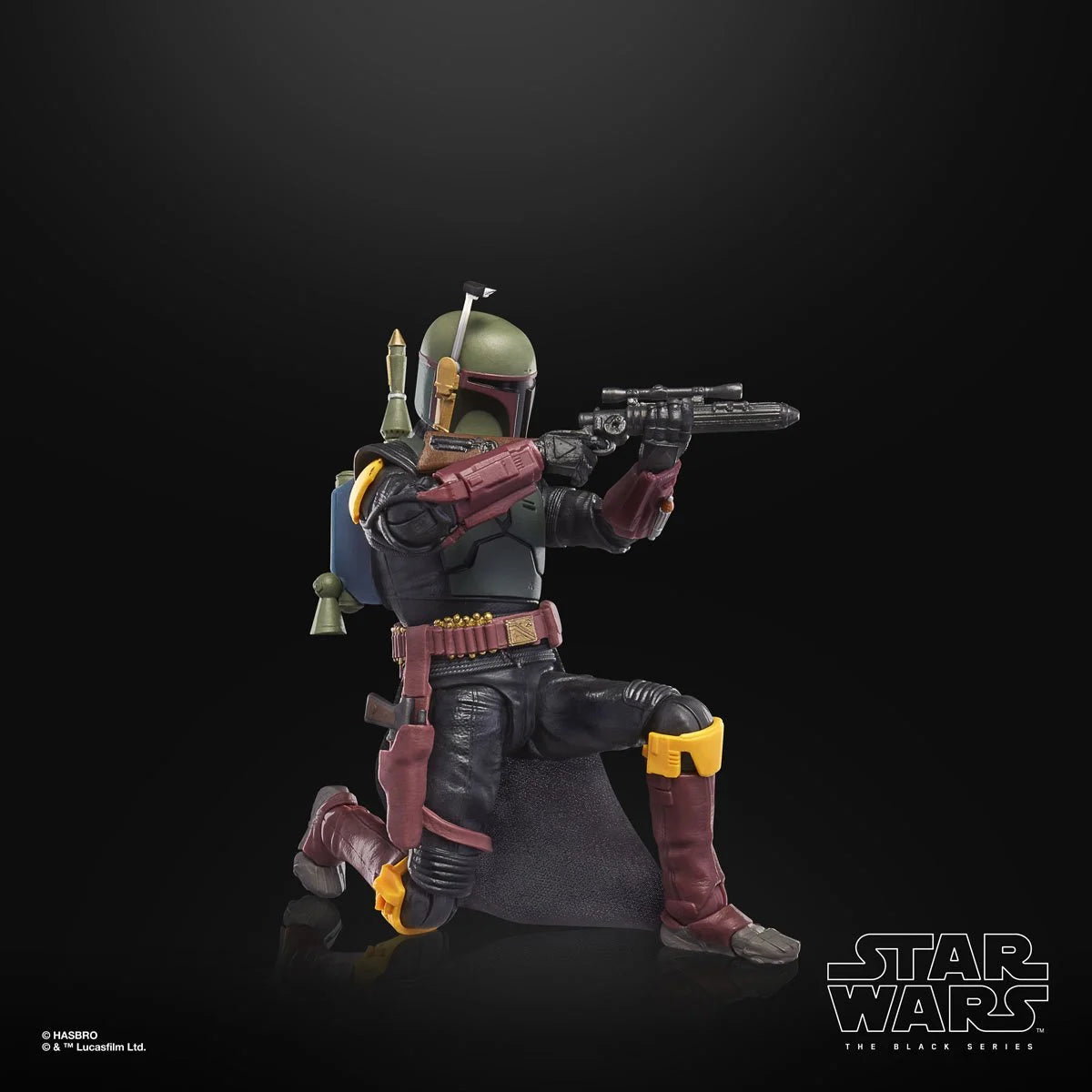 Star Wars Black Series Boba Fett 6-inch figure articulation detail view