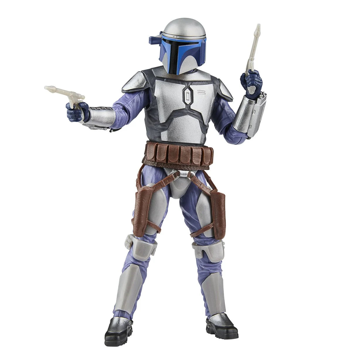 Star Wars Black Series Jango Fett 6-inch figure detail view showing armor and weapons