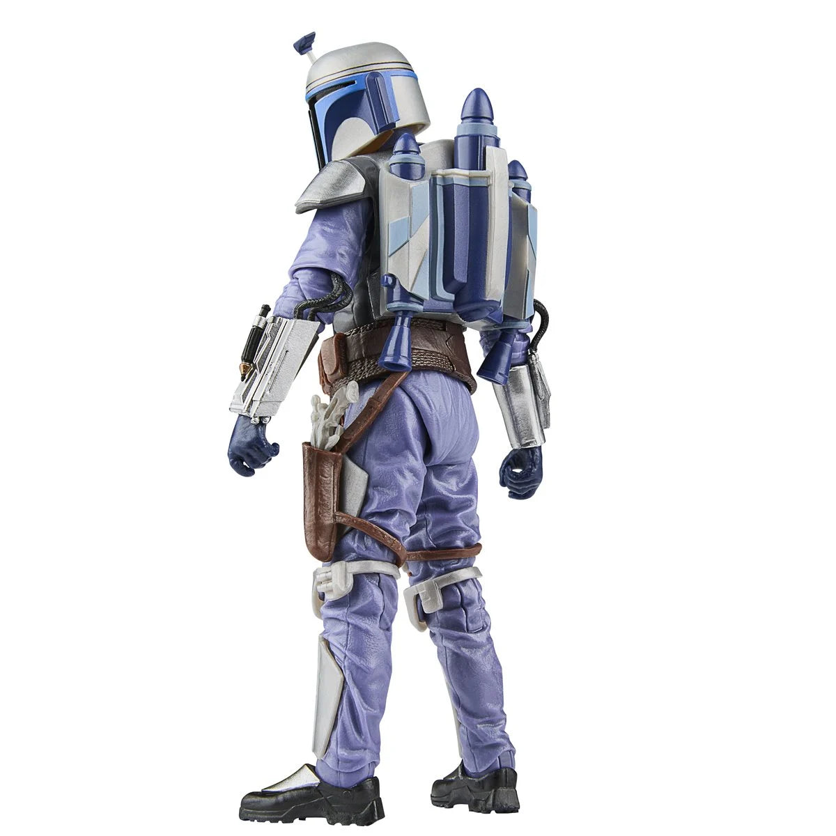Star Wars Black Series Jango Fett 6-inch figure detail view showing armor and weapons
