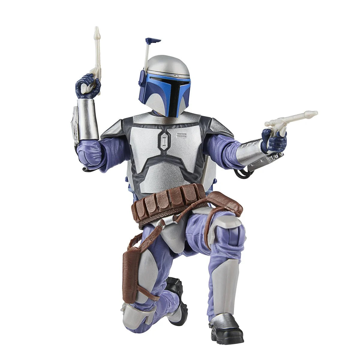 Star Wars Black Series Jango Fett 6-inch figure detail view showing armor and weapons