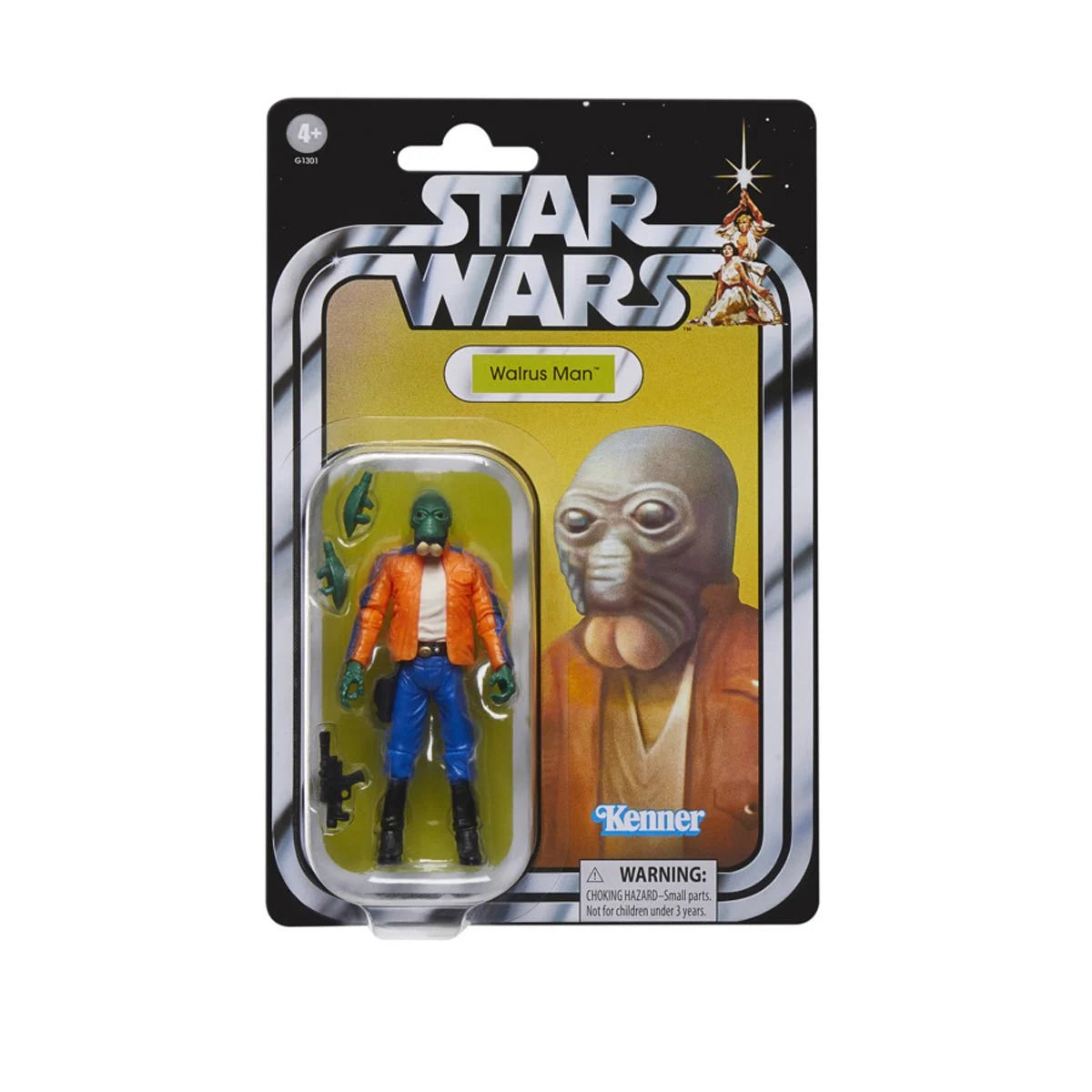 Star Wars Vintage Collection Cantina Adventure four-pack accessories and character detail close-up