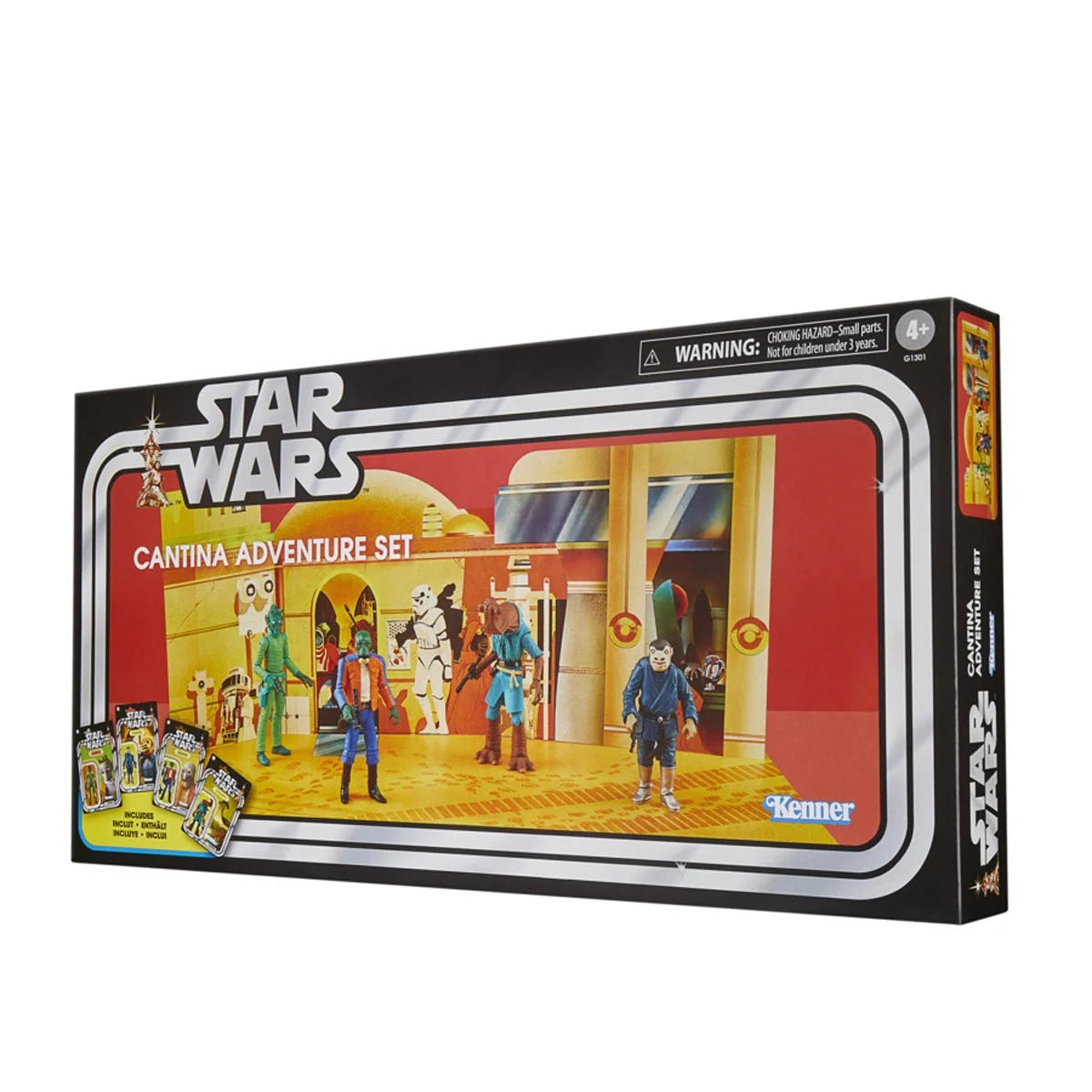 Star Wars Vintage Collection Cantina Adventure four-pack final detail view of 3.75-inch figures