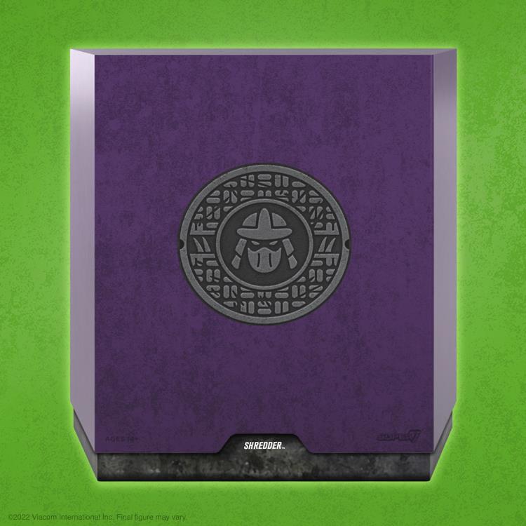 Super7 TMNT Ultimates! Shredder (Cartoon Silver Armor)
