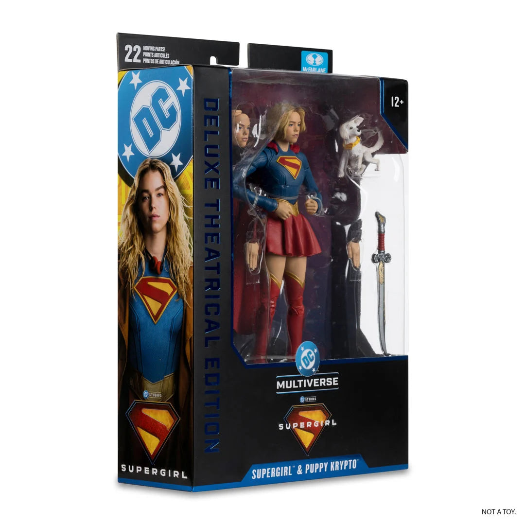 Supergirl (2026) DC Multiverse Supergirl & Puppy Krypto (Deluxe Theatrical Edition) Action Figure - view 8