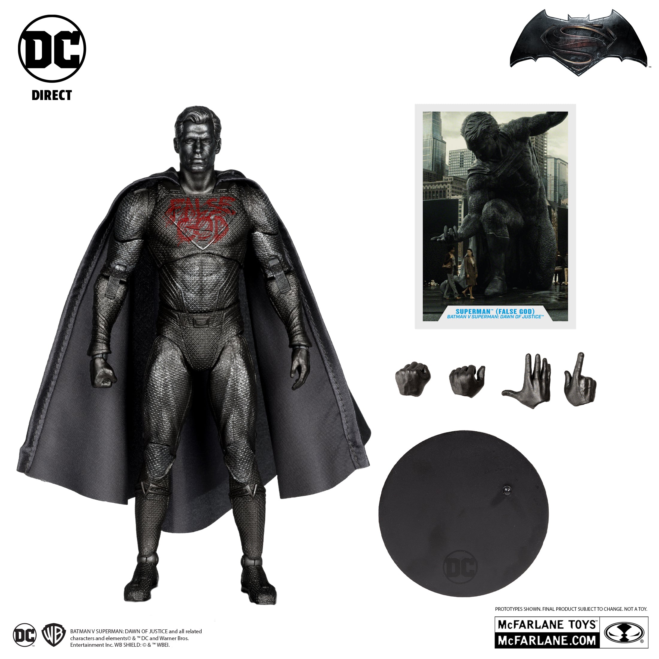 Superman (False God) Platinum Edition - Batman v Superman: Dawn of Justice DC Multiverse Action Figure