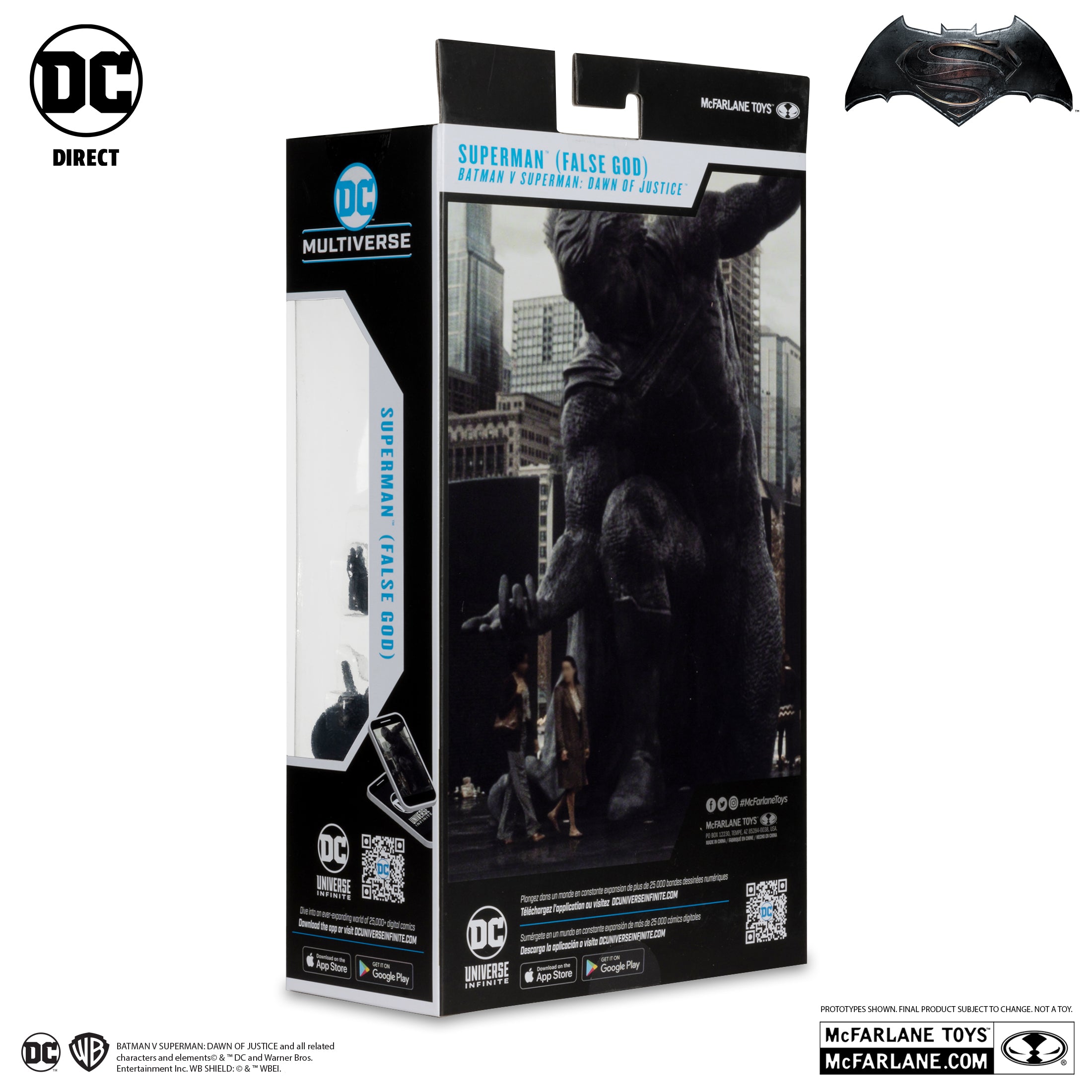 Superman (False God) Platinum Edition - Batman v Superman: Dawn of Justice DC Multiverse Action Figure