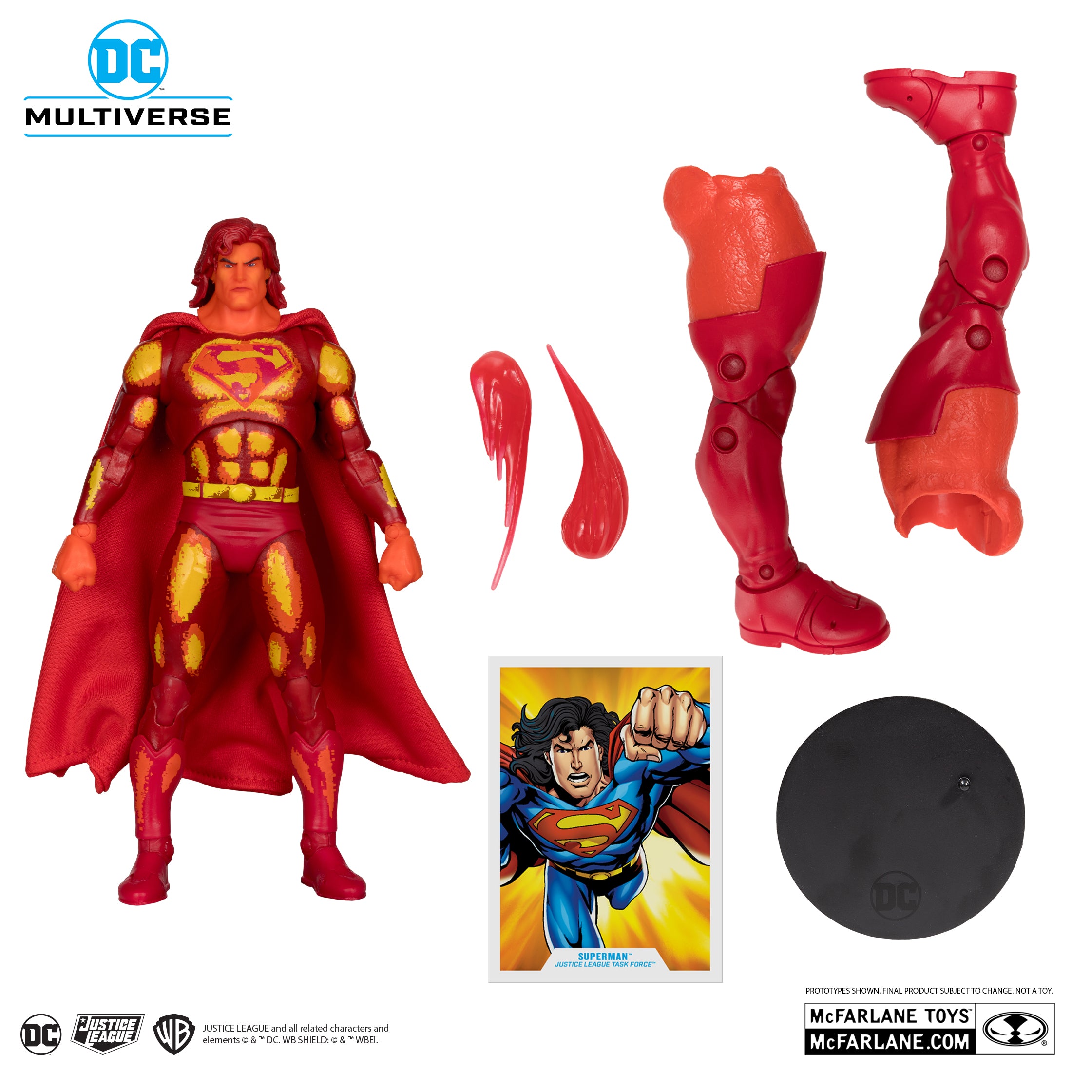 Superman (Platinum Edition) Justice League Task Force DC Multiverse Action Figure (Collect to Build: Darkseid)
