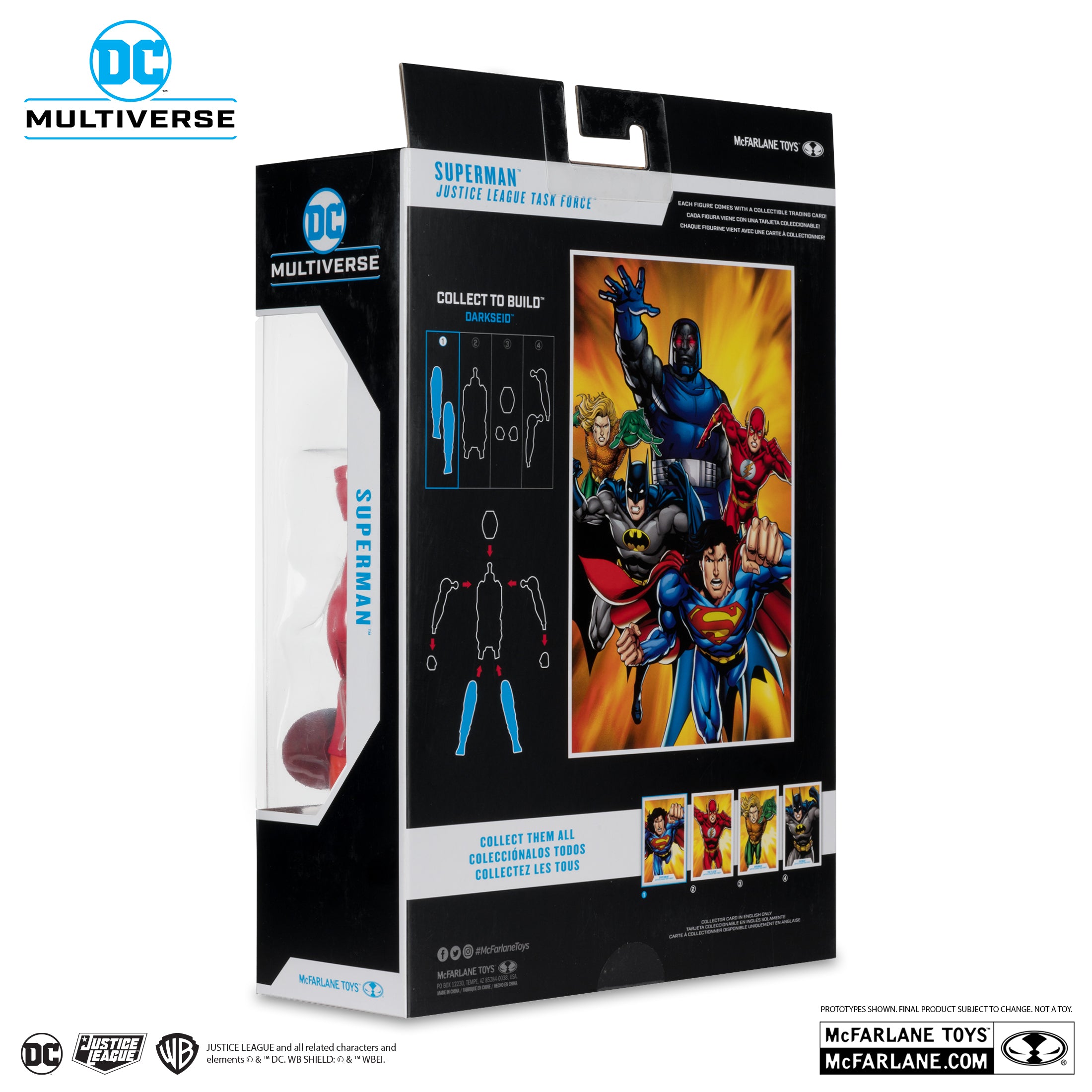 Superman (Platinum Edition) Justice League Task Force DC Multiverse Action Figure (Collect to Build: Darkseid)