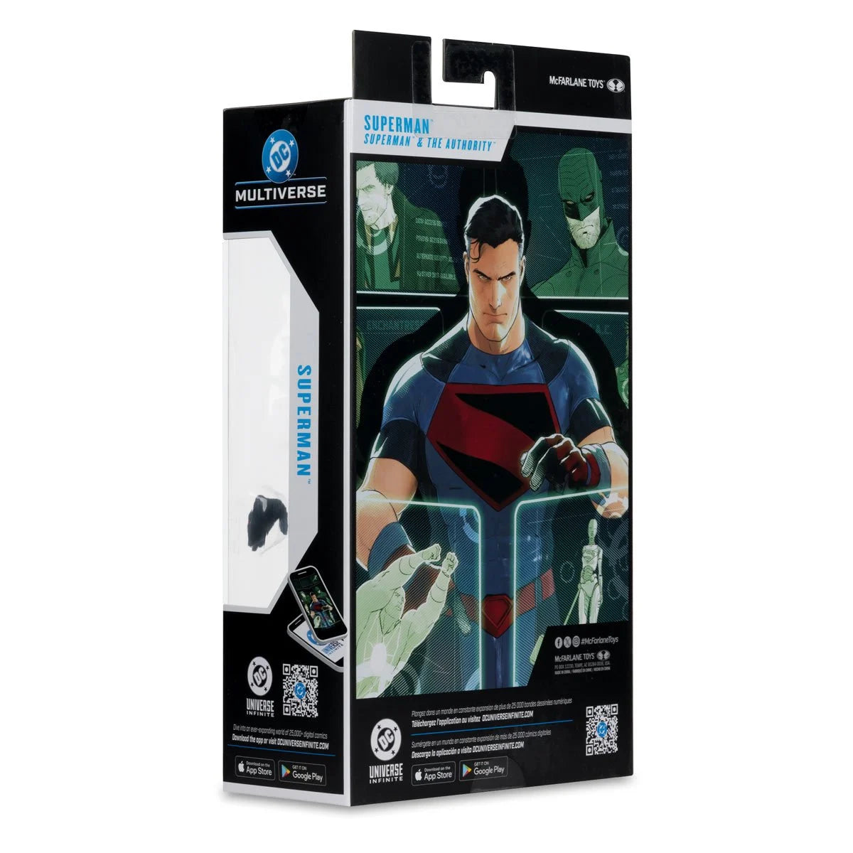 Superman and the Authority DC Multiverse 7-inch action figure final product view with details