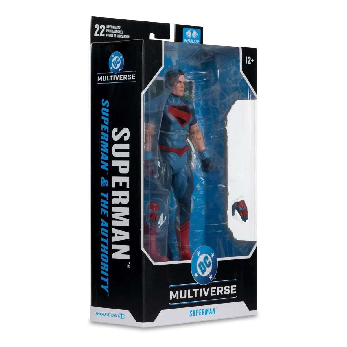 Superman and the Authority DC Multiverse 7-inch figure alternate angle with detailed sculpt view