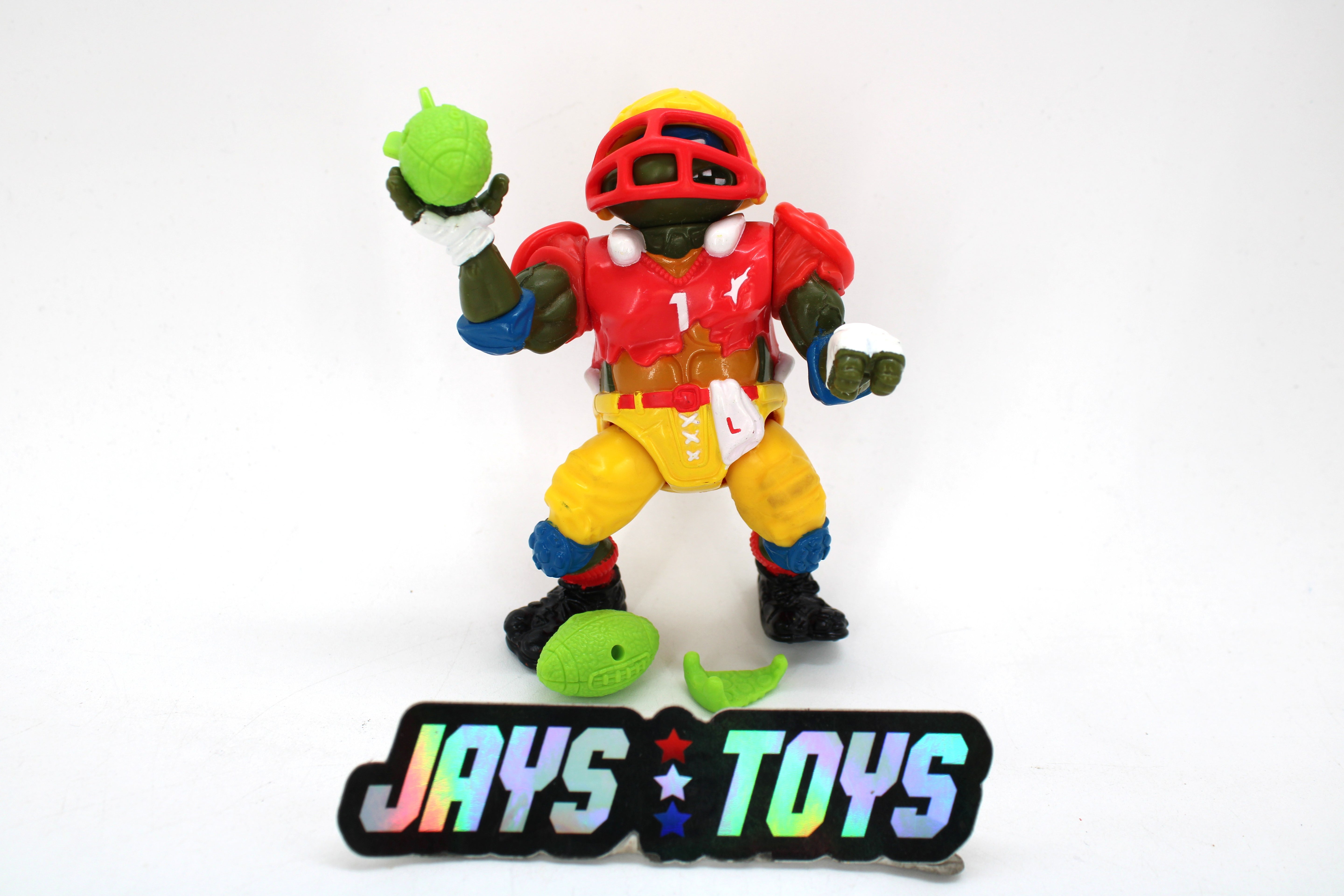 TMNT Tossin' Leo Action Figure (1991 Playmates Toys) product image