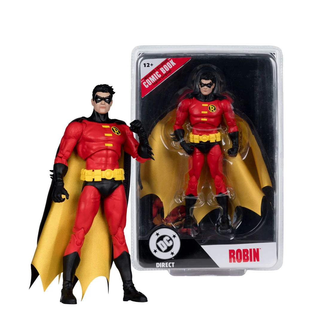 Teen Titans #41 Page Punchers Robin (Dick Grayson) 7" Action Figure with Comic - view 7