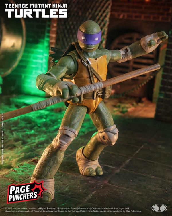 Teenage Mutant Ninja Turtles Page Punchers Donatello 5" Action Figure with Comic