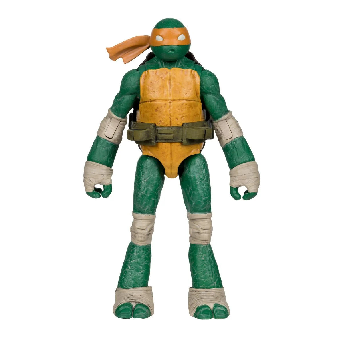 Teenage Mutant Ninja Turtles Page Punchers Michelangelo 5" action figure detail view with comic book