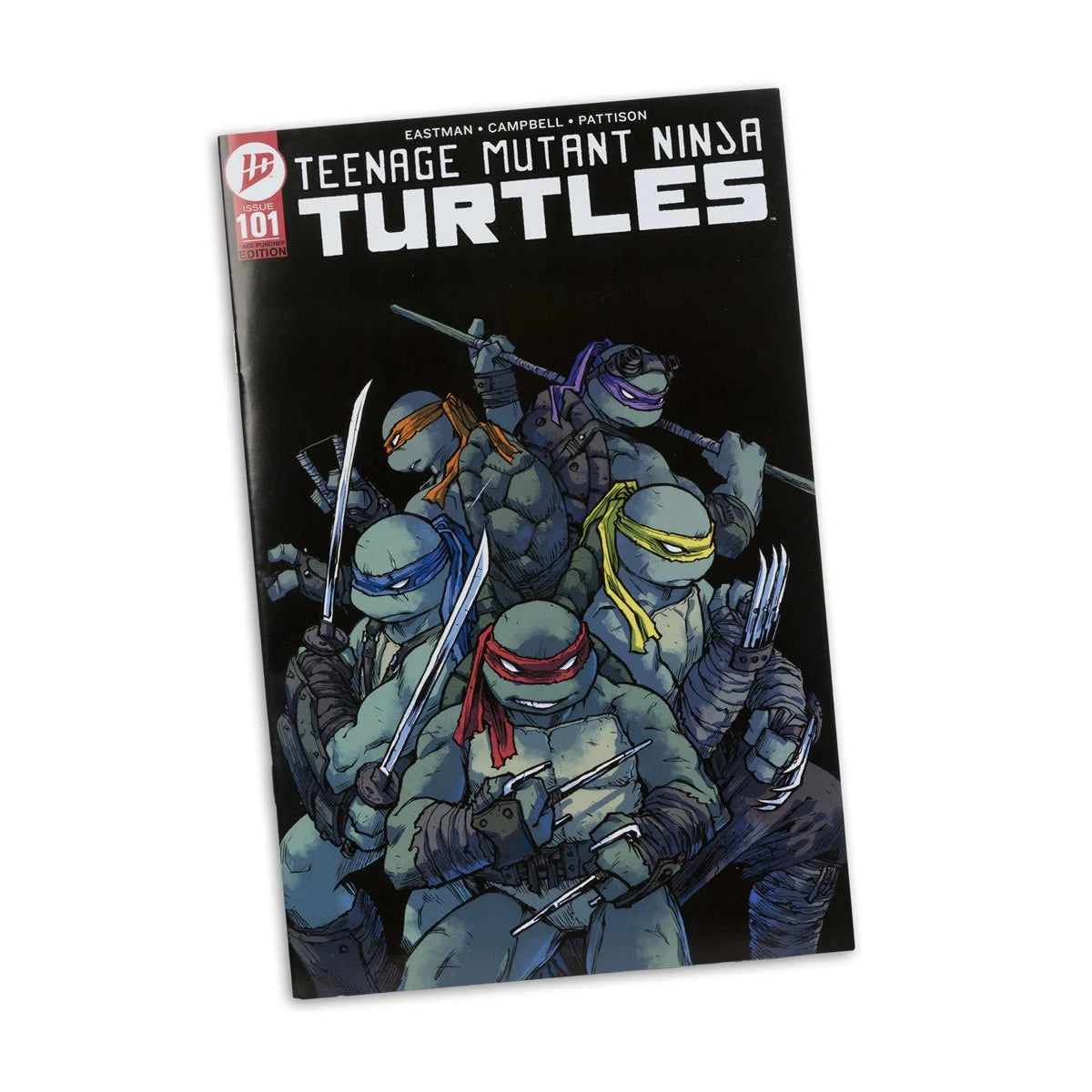 Teenage Mutant Ninja Turtles Michelangelo 5" Page Punchers figure alternate angle with comic book