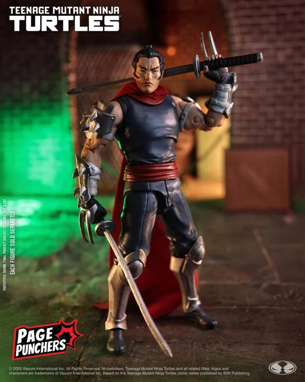 Teenage Mutant Ninja Turtles Page Punchers Shredder 5" Action Figure with Comic