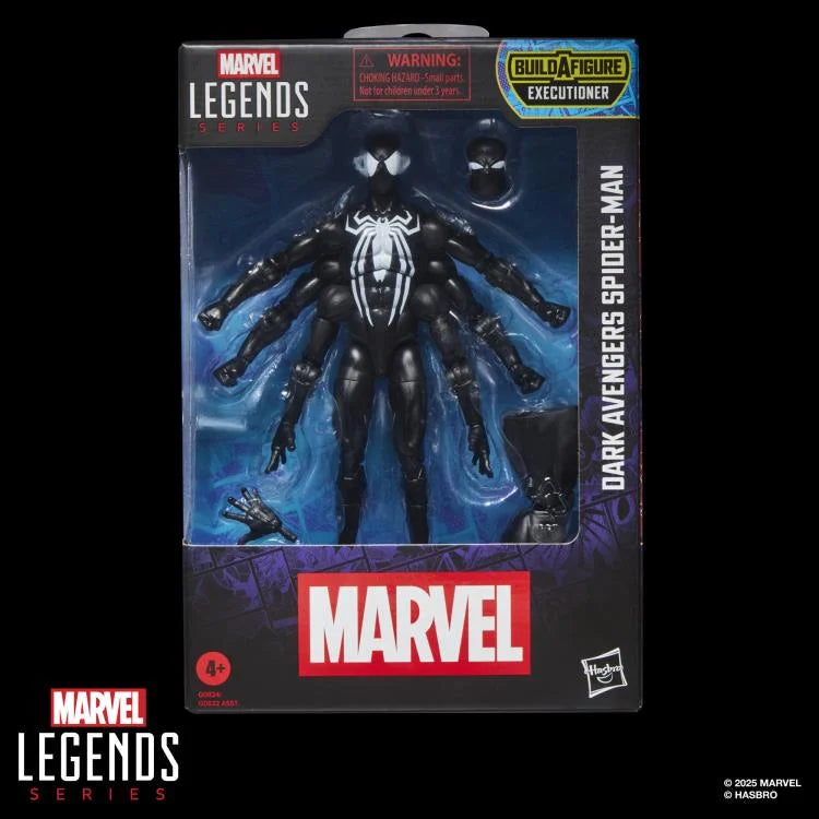 Dark Avenger Spider-Man The Avengers Marvel Legends Action Figure (Executioner BAF) Action Figure