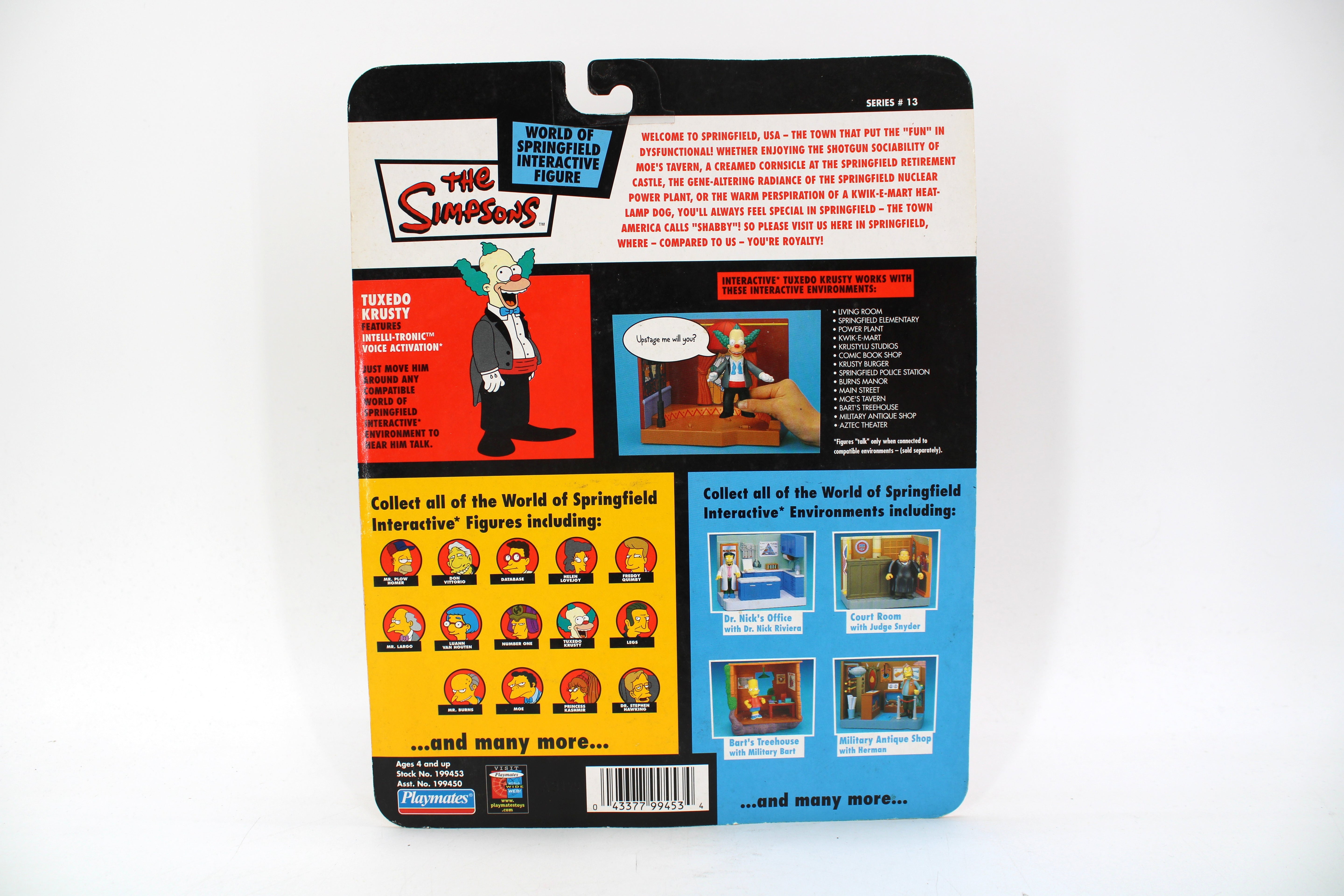 The Simpsons World of Springfield Tuxedo Krusty Action Figure (2003 Playmates Toys) - view 2