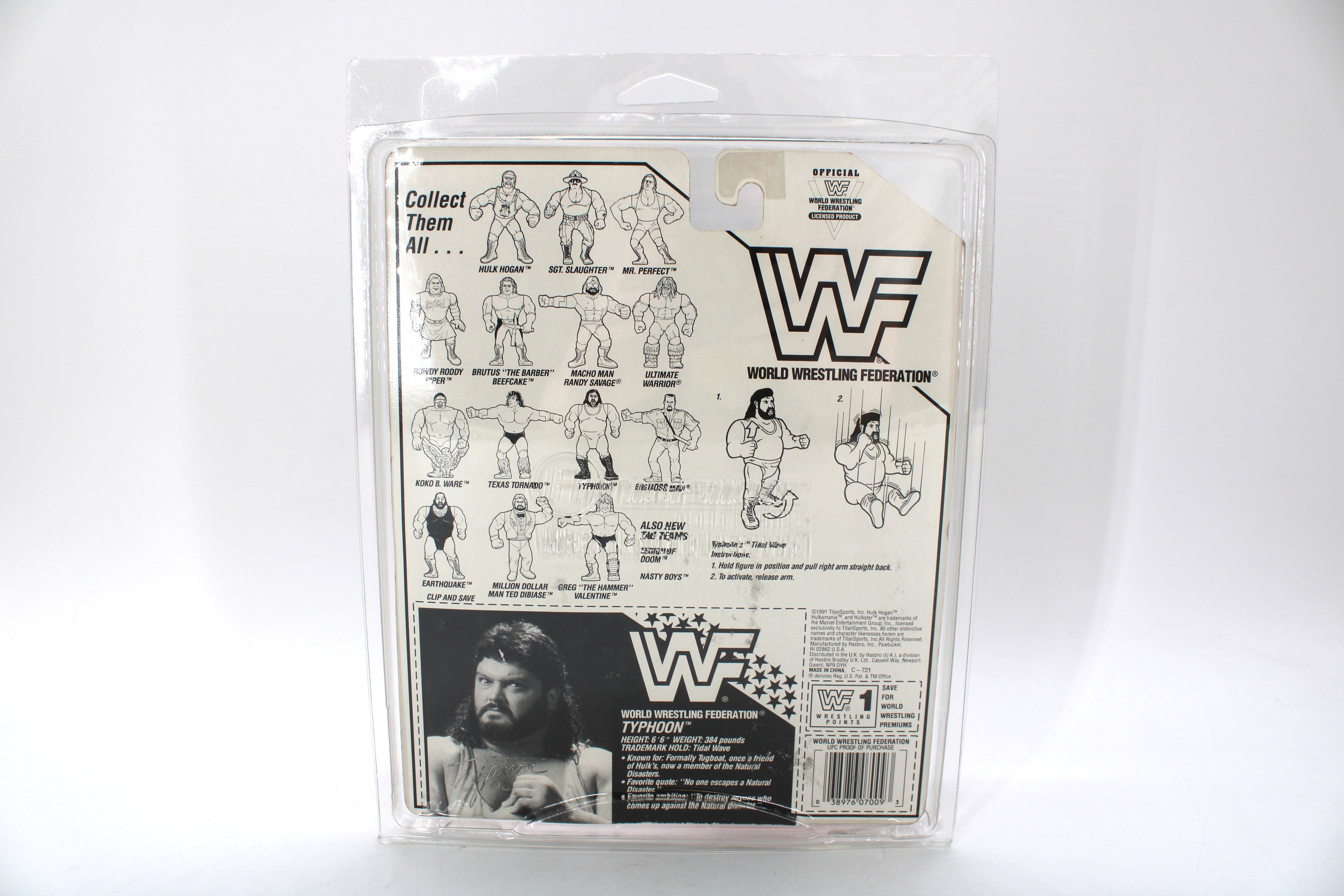 WWF Typhoon Action Figure (1991) - view 7