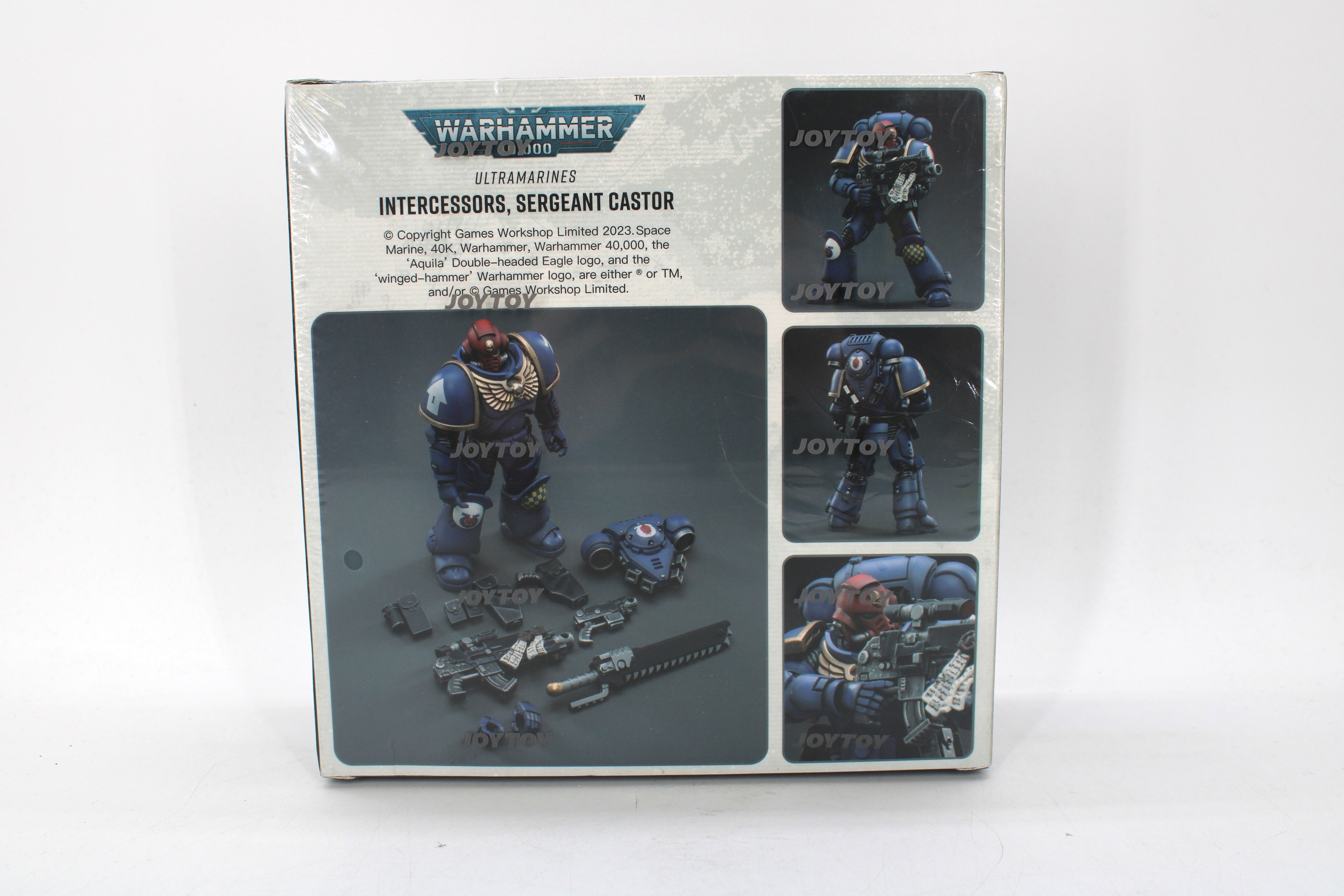 Warhammer 40k Ultramarines Intercessors Sergeant Castor Action Figure (2023 JOYTOY) - view 2