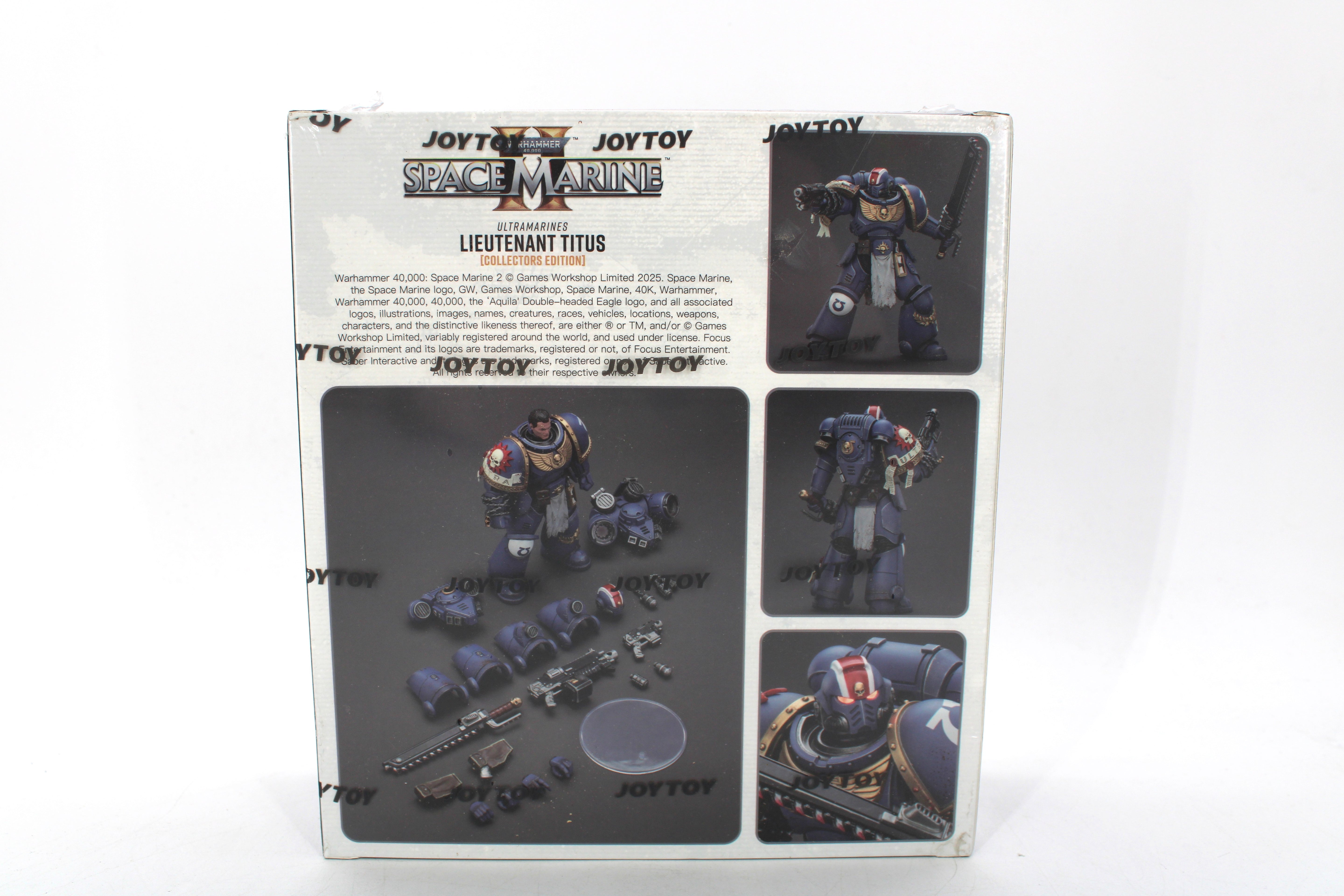 Warhammer 40k: Space Marine 2 Ultramarines Lieutenant Titus Collector's Edition Action Figure (2025 JOYTOY) - view 2