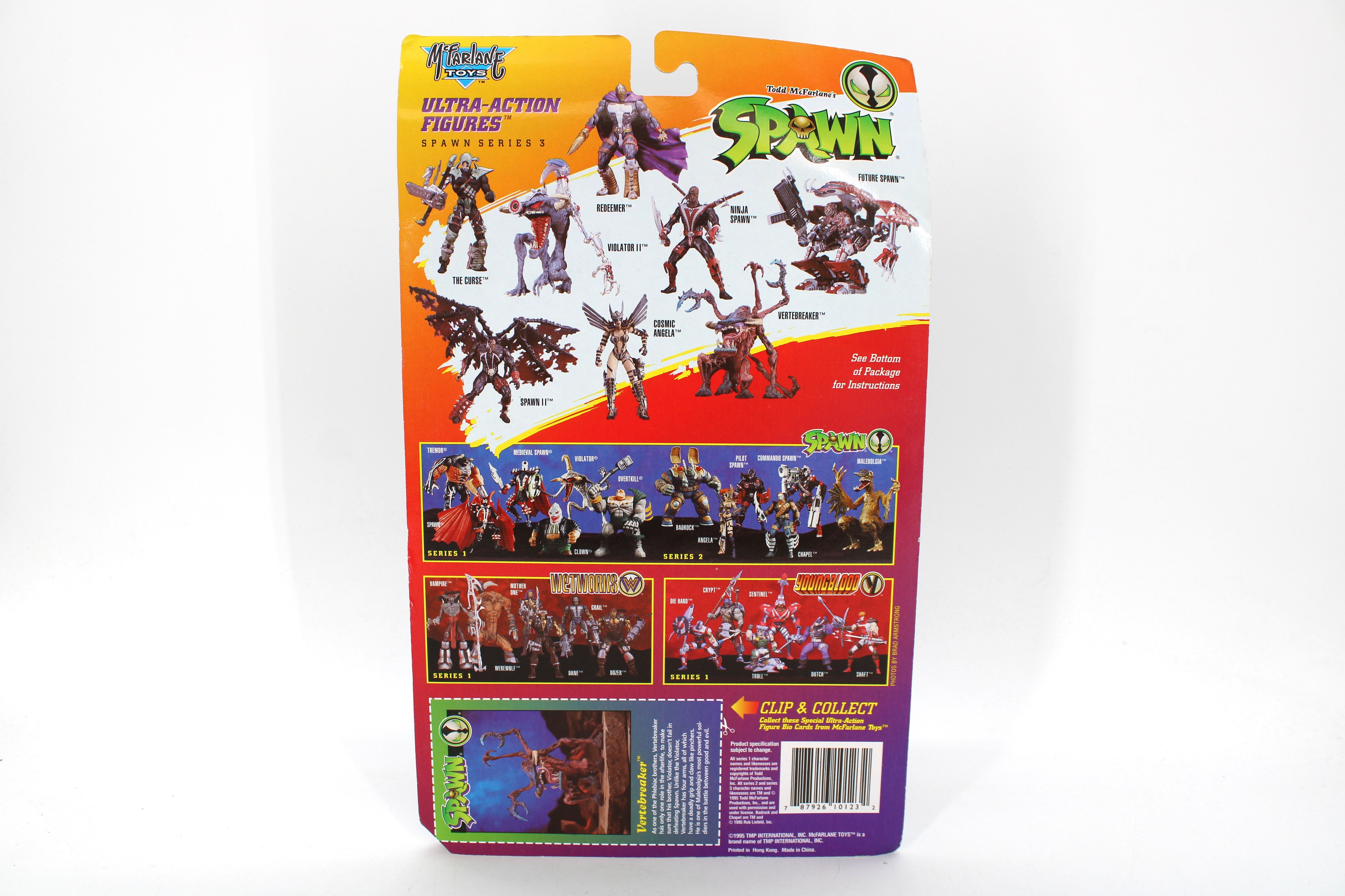 Spawn Series 3 Vertebreaker Action Figure (1995 McFarlane Toys) - view 2