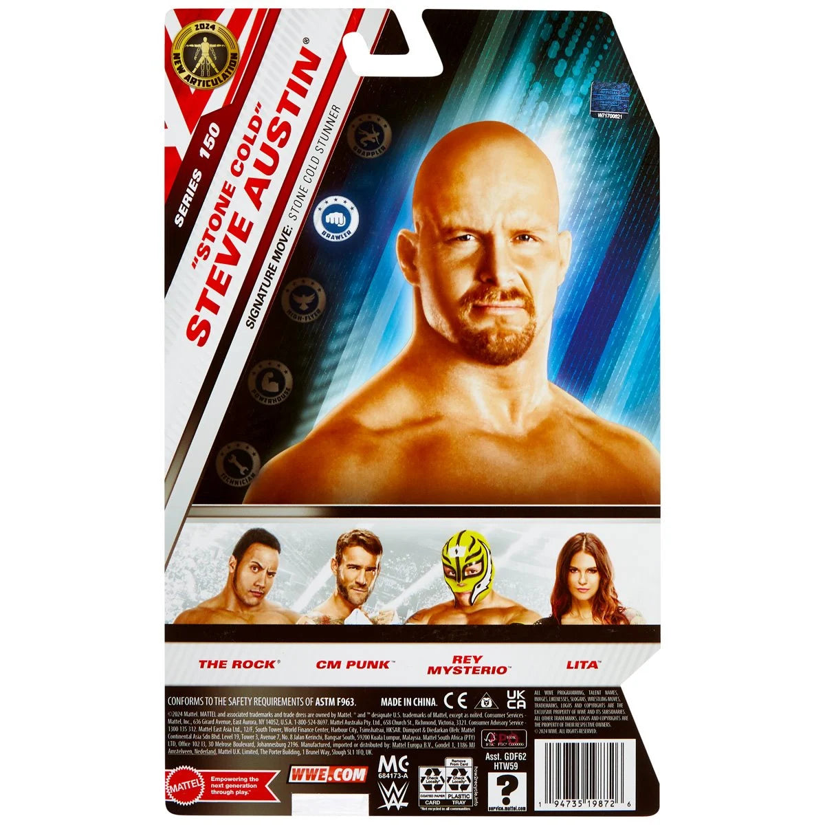 "Stone Cold" Steve Austin WWE Main Event Series 150 Action Figure