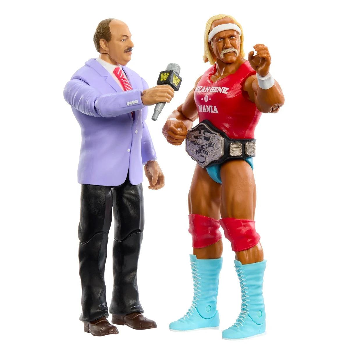 WWE Main Event Showdown Series 19 Hulk Hogan & Mean Gene Okerlund Action Figure Two-Pack