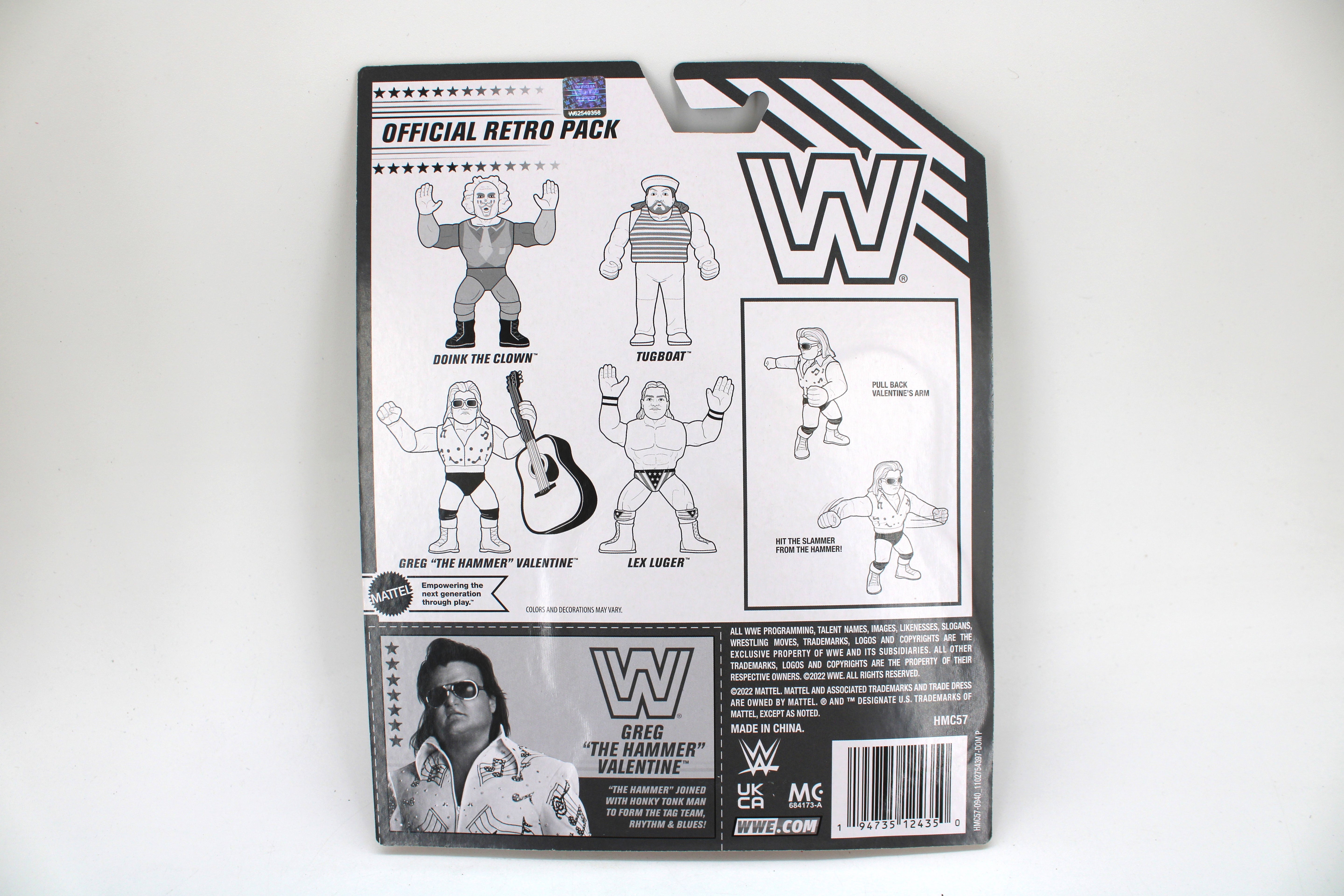 WWE Official Retro 4-Pack Action Figures (2022 Mattel) - view 3